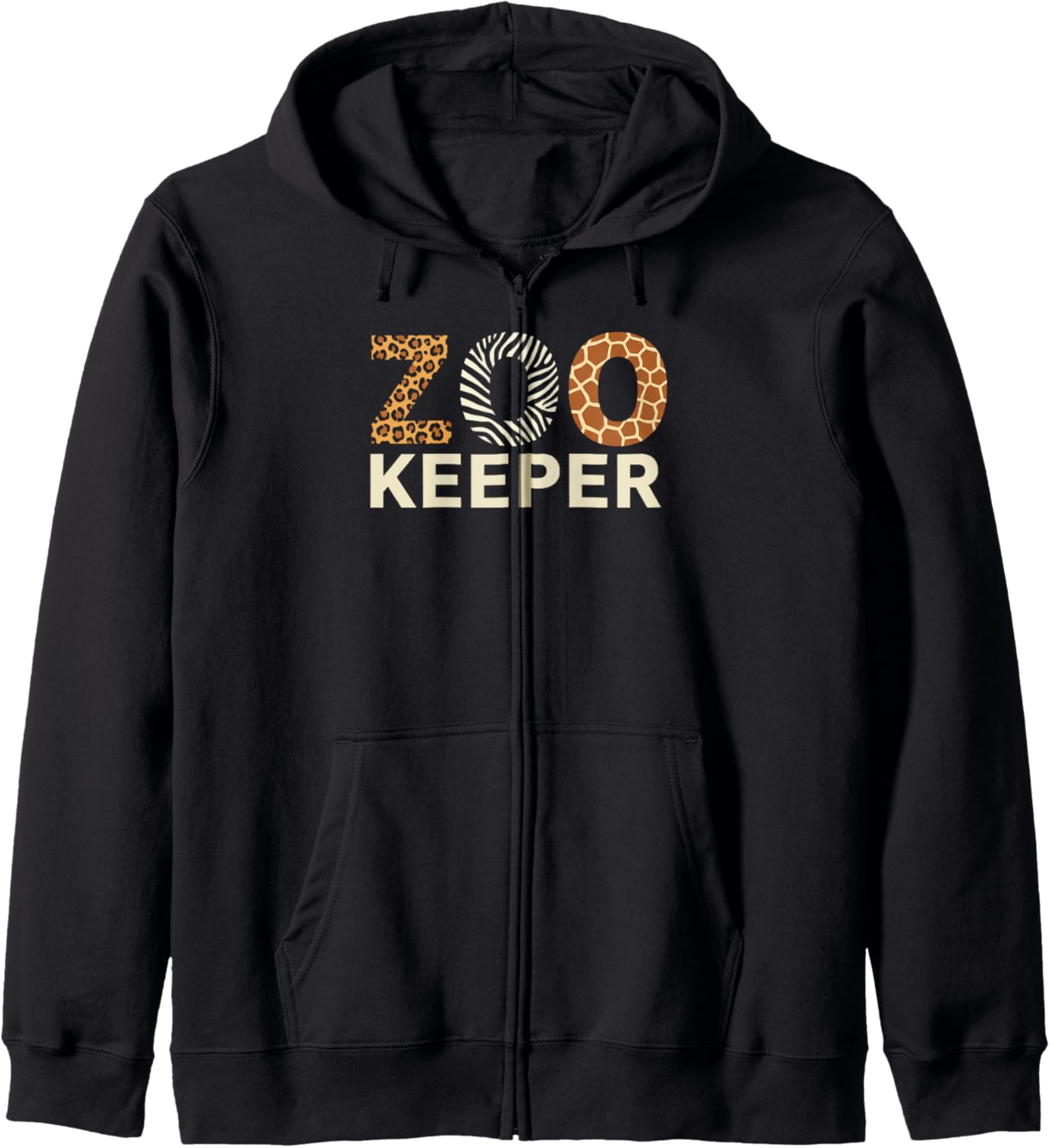 Zookeeper Animal Print Shirt Zoo Keeper costume for BoysKids Zip Hoodie Hoodie Viral TikTok Find Fan Favorite