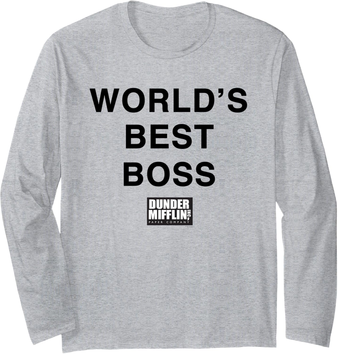 The Office World's Best Boss Michael Scott Long Sleeve Apparel | Viral Streetwear Style