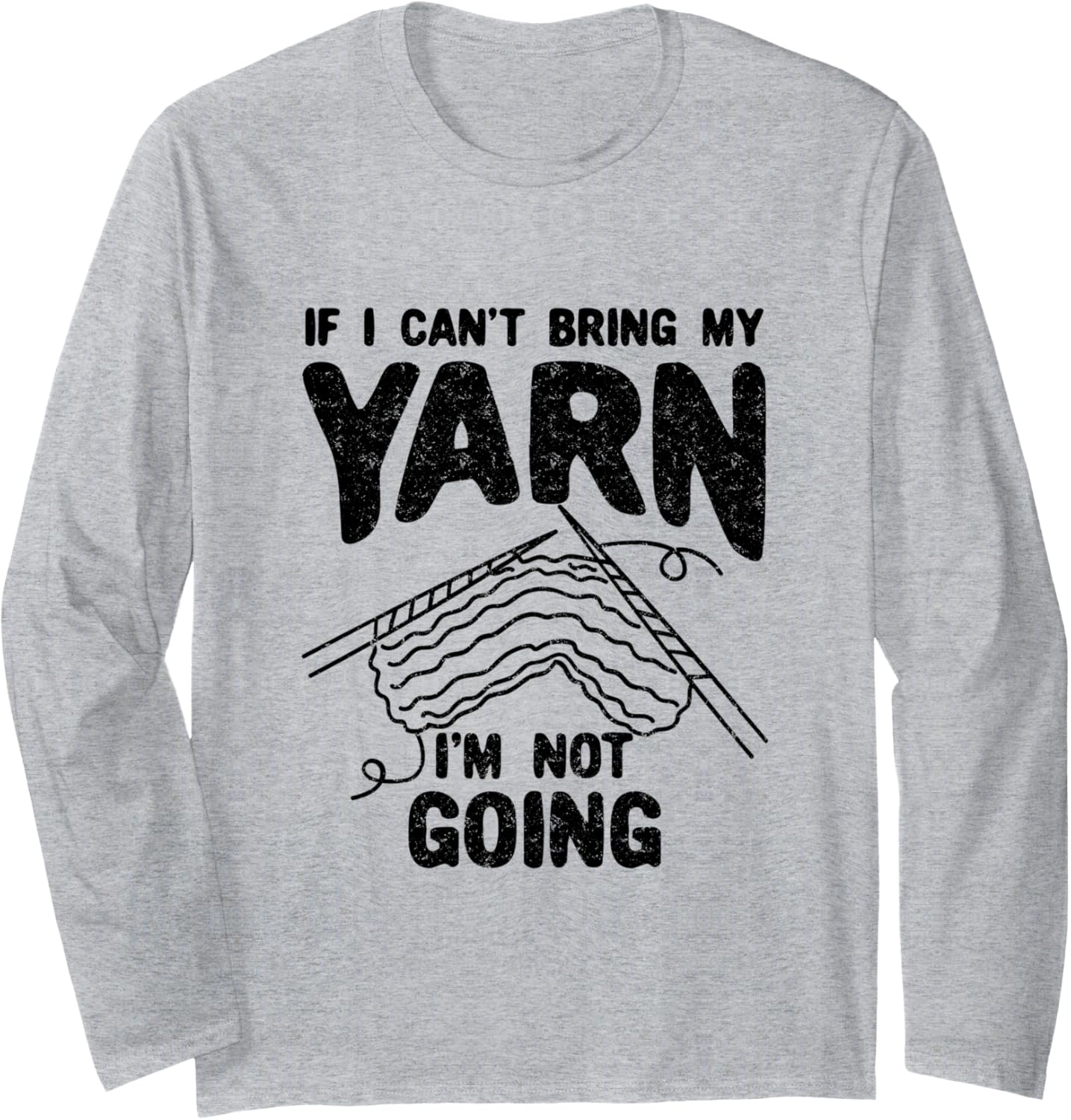 Knitting Crochet Design for Quilting Lover - Bring My Yarn Long Sleeve Yarn Supply | High Search Volume | Best Seller...