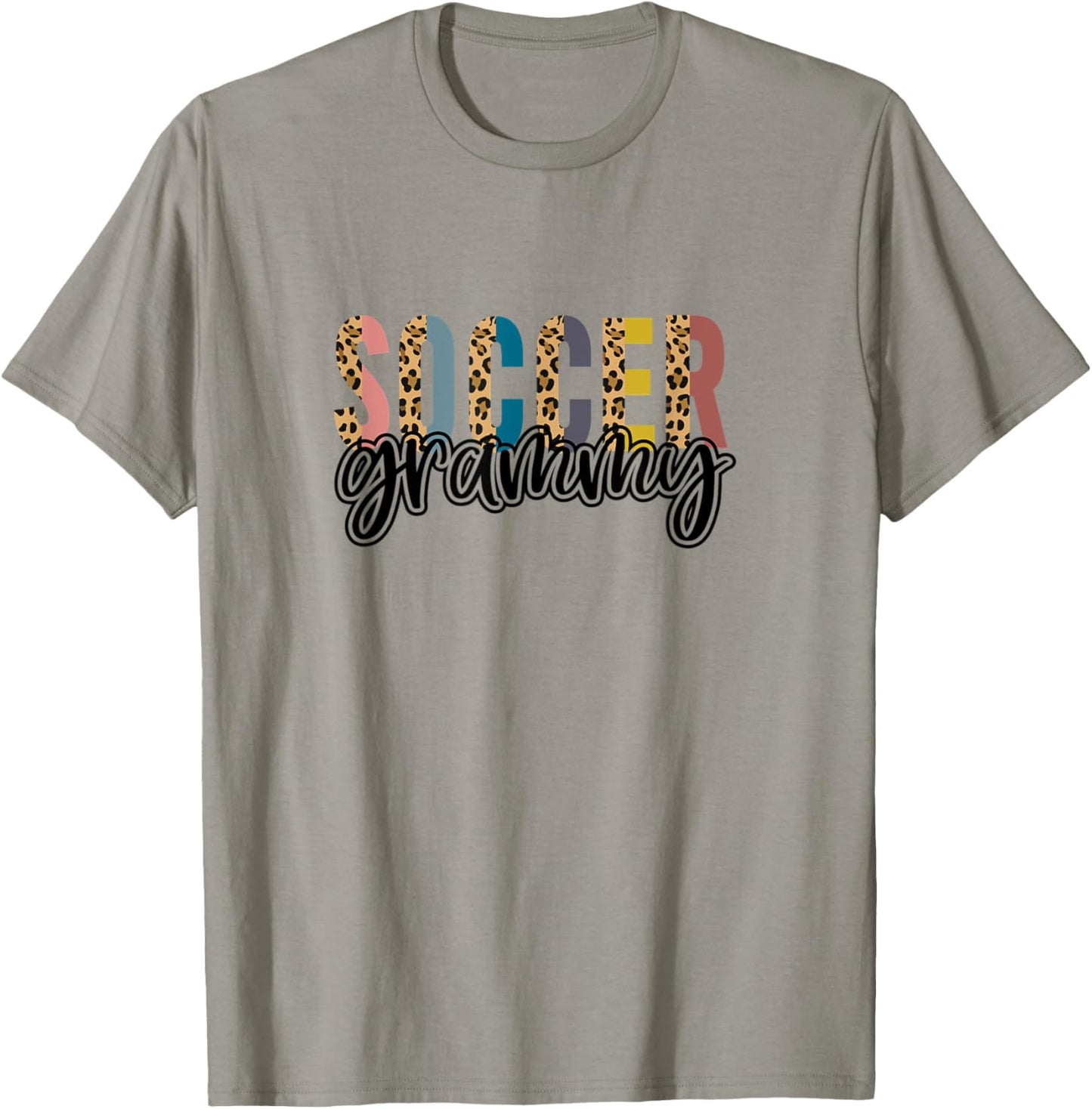 Soccer GRAMMY Leopard Cheetah Print Retro Trendy Cute Apparel Streetwear Style Gift Ready
