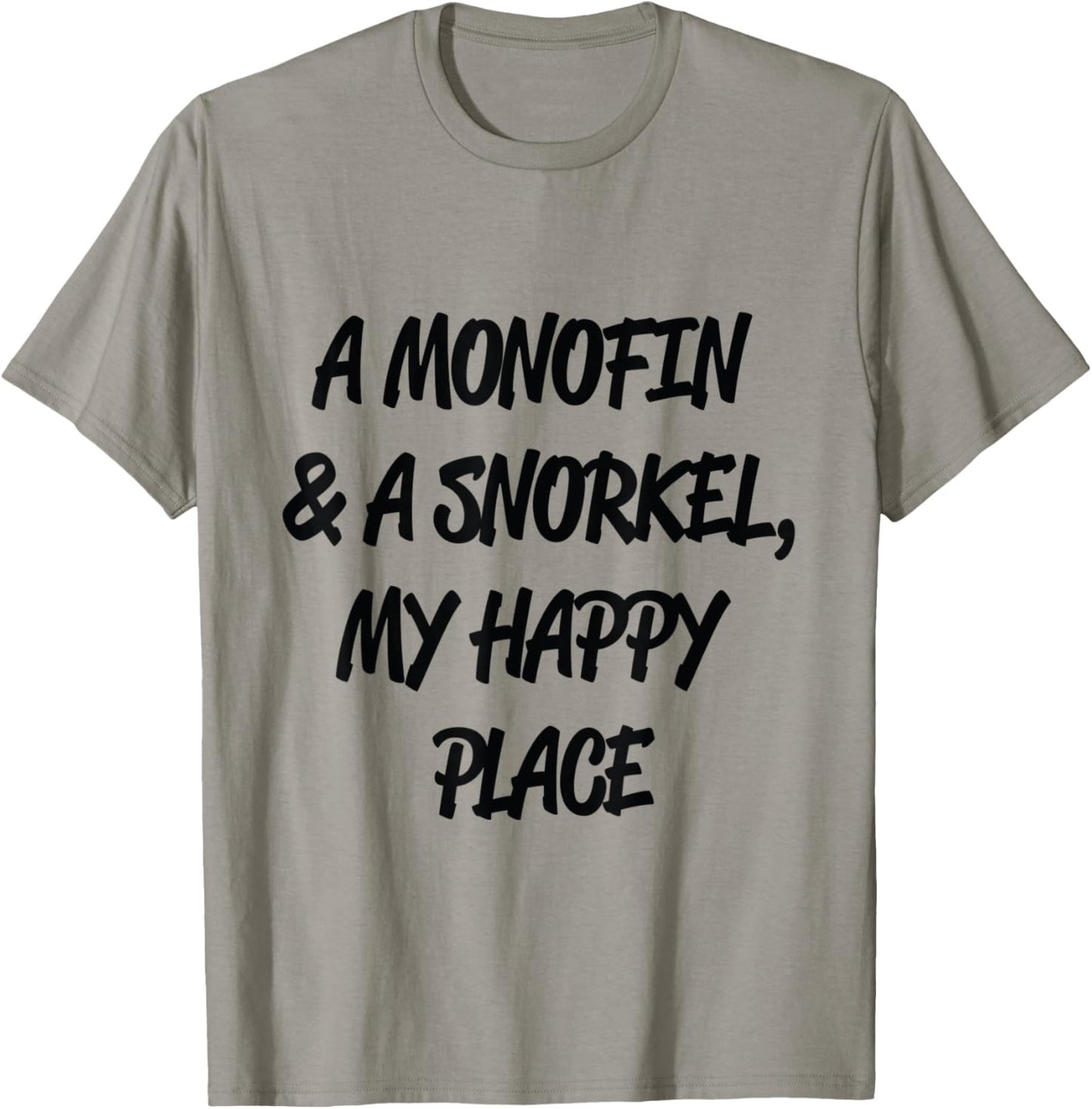 Monofin Swimming - Finswimming my happy place Apparel | Top Conversion Title | Customer Favorite