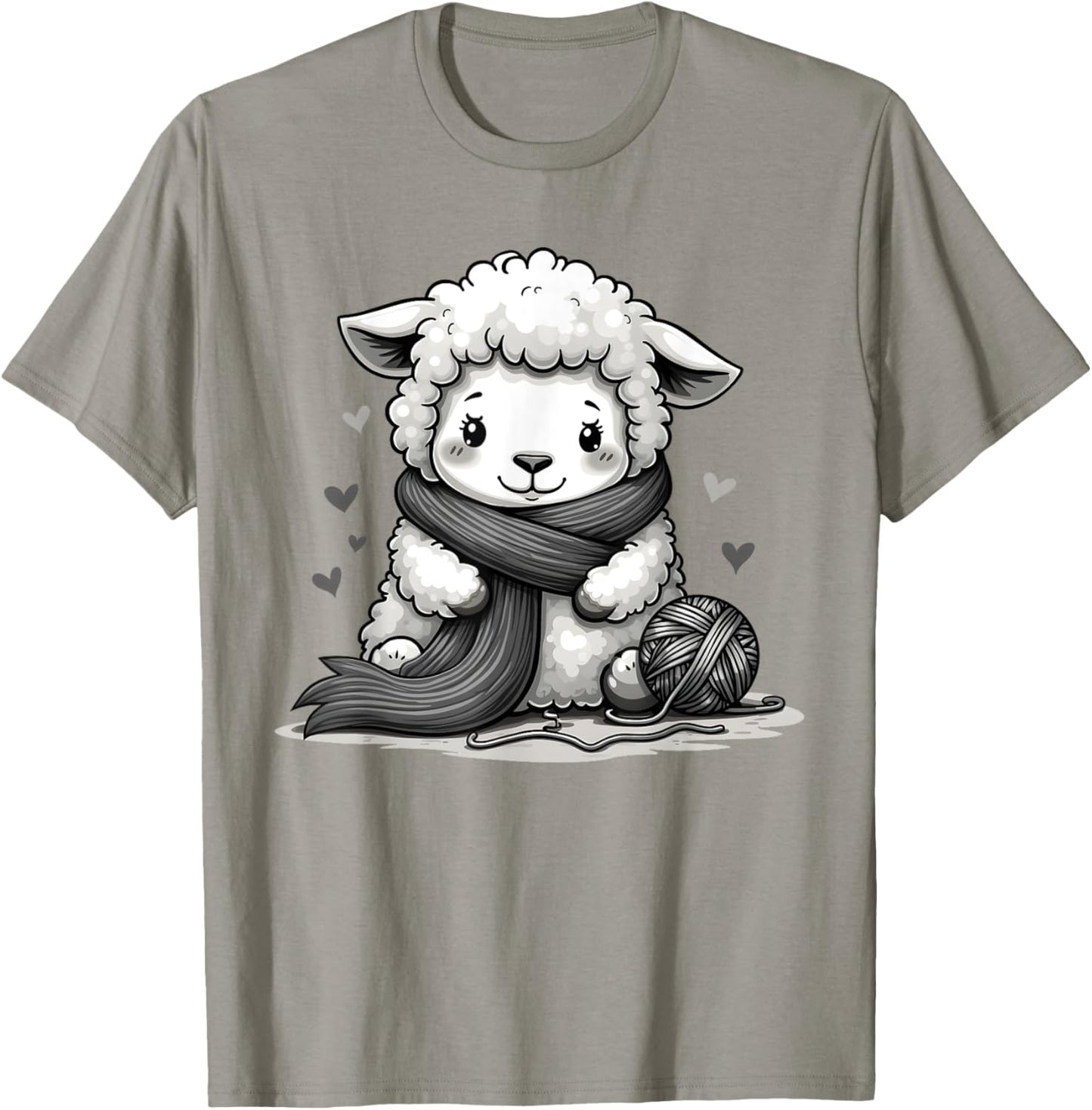 Cute Sheep With Knitting Yarn And Wool Scarf Yarn Supply | Trending 2025 | High CTR Title