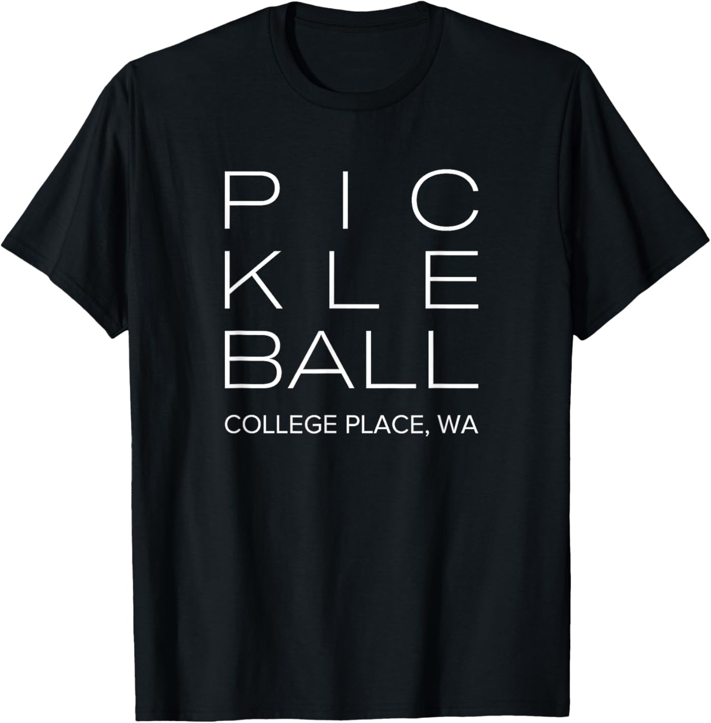 Block Print Pickleball College Place, WA Apparel | Top Conversion Title | Customer Favorite