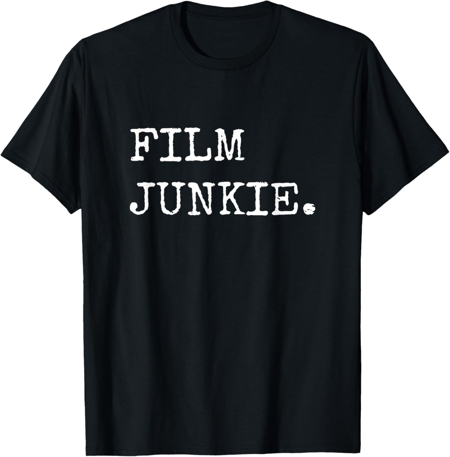 Filming By Design Tee Company Adult Unisex Black Modern Letter Print Casual Film Director Movie Maker Gifts Film Junkie ...