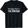 My Happy Place Is The Pontoon - Apparel | US Viral Pick | Daily Wear Essential