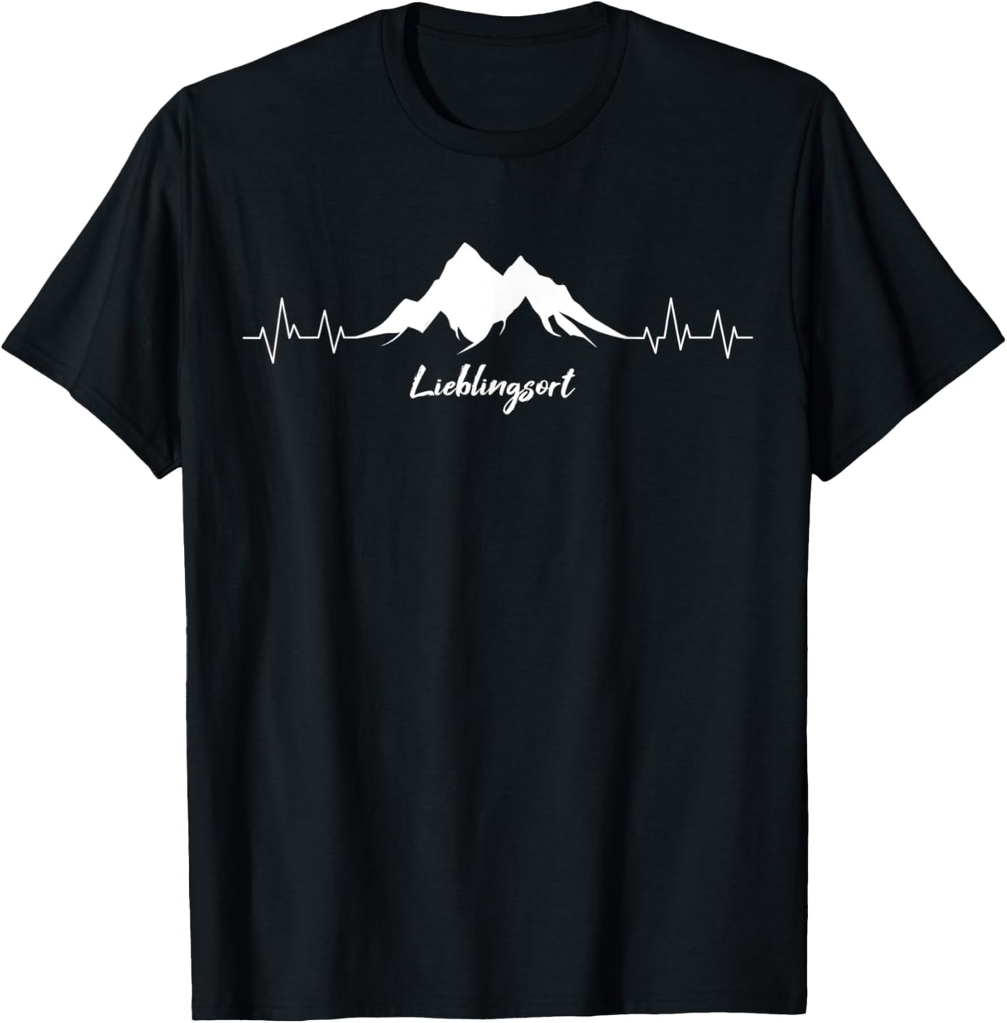 Favourite place heartbeat mountain mountains Apparel | Top Conversion Title | Aesthetic Casual Look