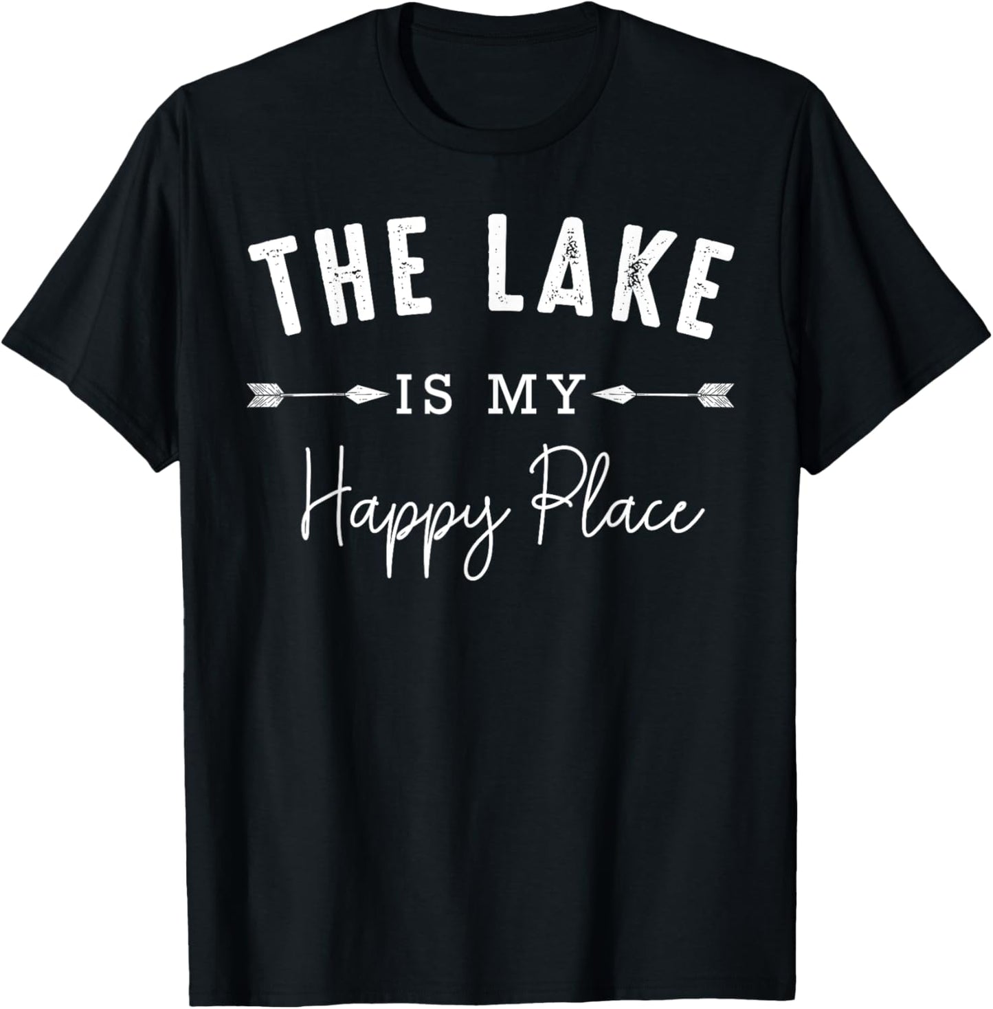 The Lake Is My Happy Place Camping Fishing Boating Nature Apparel | Premium Quality | High CTR Boost