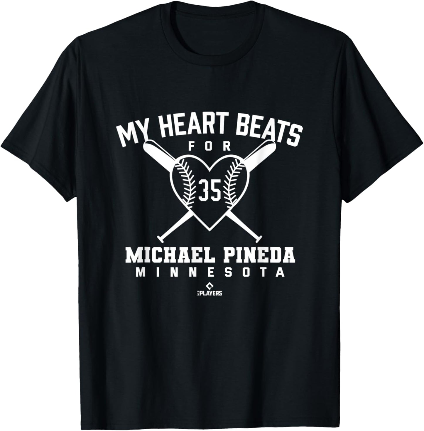 My Heart Beats for Michael Pineda Valentines Baseball Lover Apparel | Trending 2025