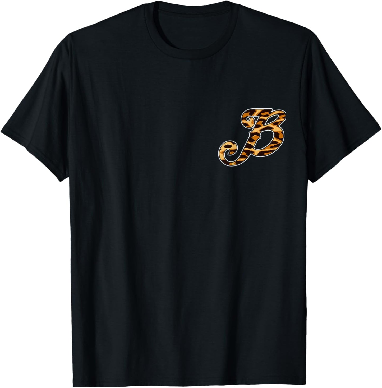 Womens Leopard Cheetah Print Monogram Initial LETTER B Apparel Viral TikTok Find Gift Ready