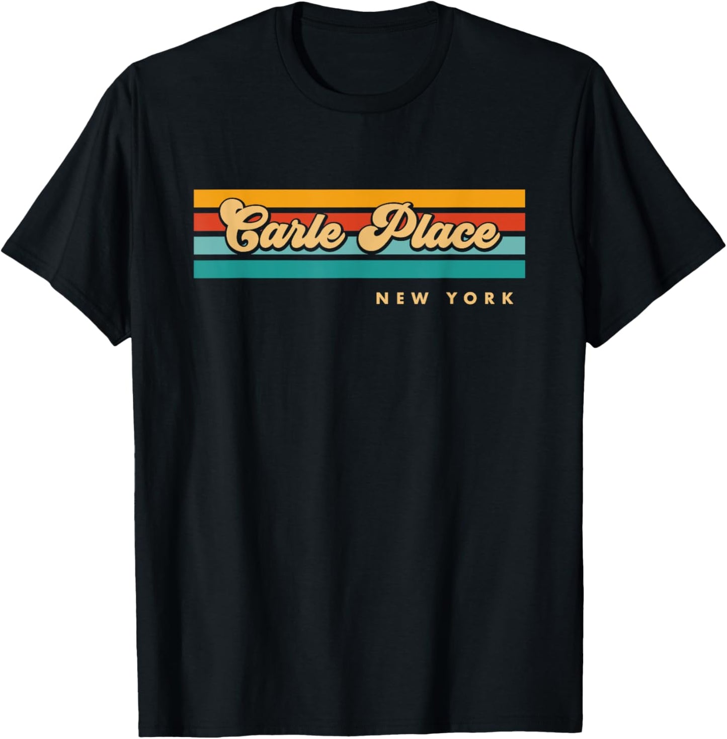 Vintage Sunset Stripes Carle Place, New York Apparel | Bestseller Style | High CTR Boost