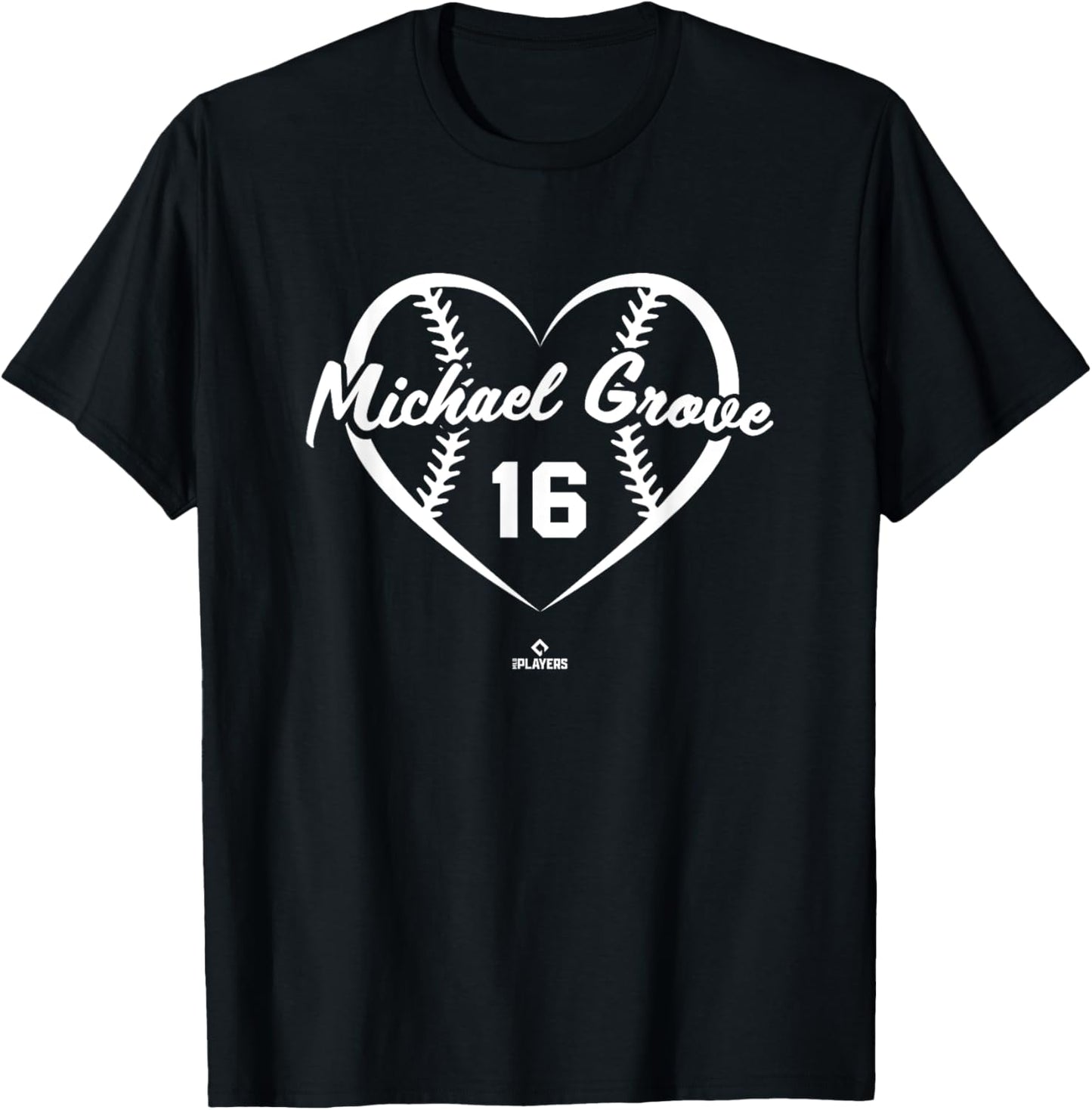Baseball Heart Number Michael Grove Los Angeles MLBPA Apparel | Viral Streetwear Style