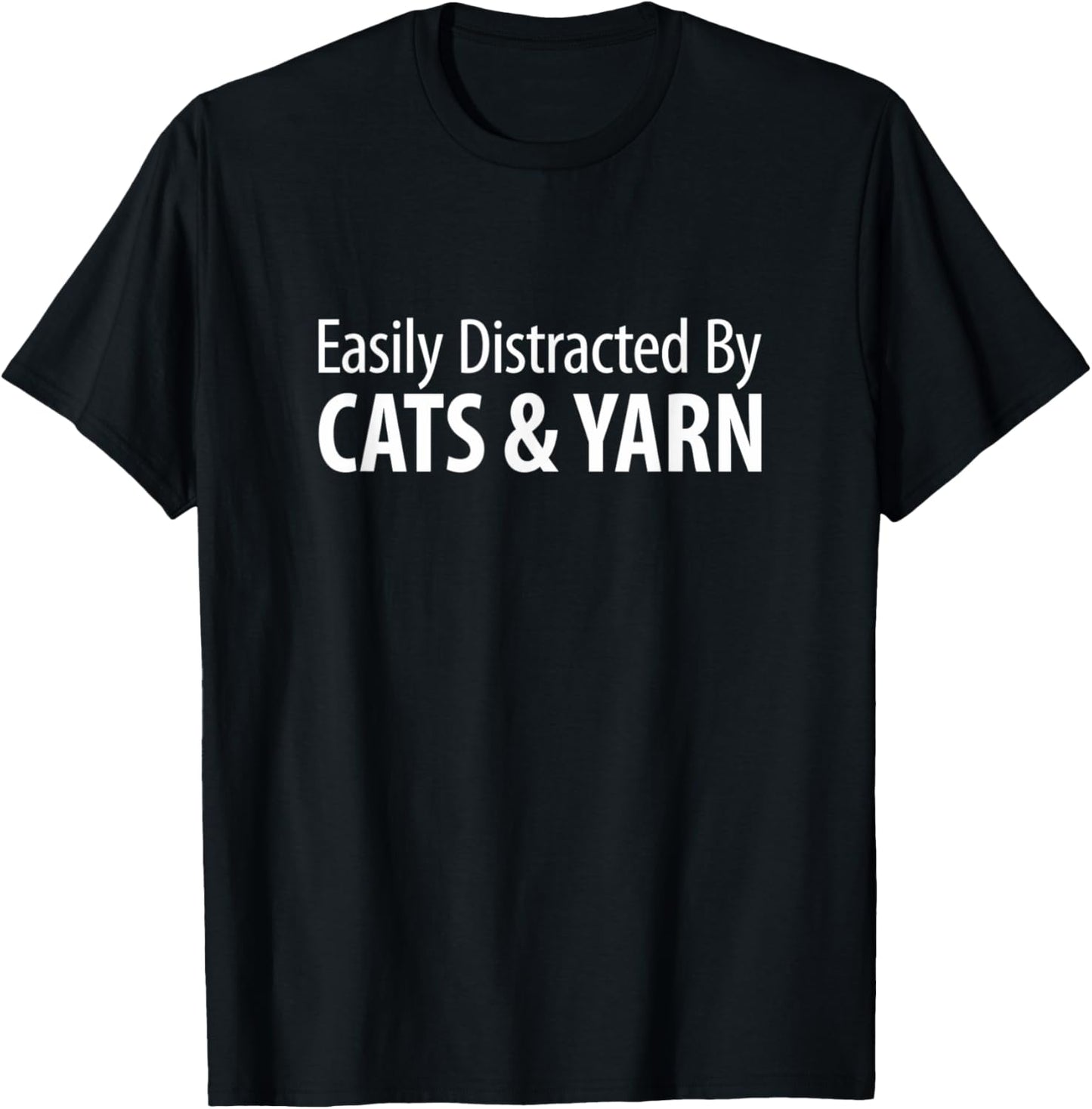 Easily Distracted By Cats & Yarn - Yarn Supply | Trending 2025 | Best Seller Choice