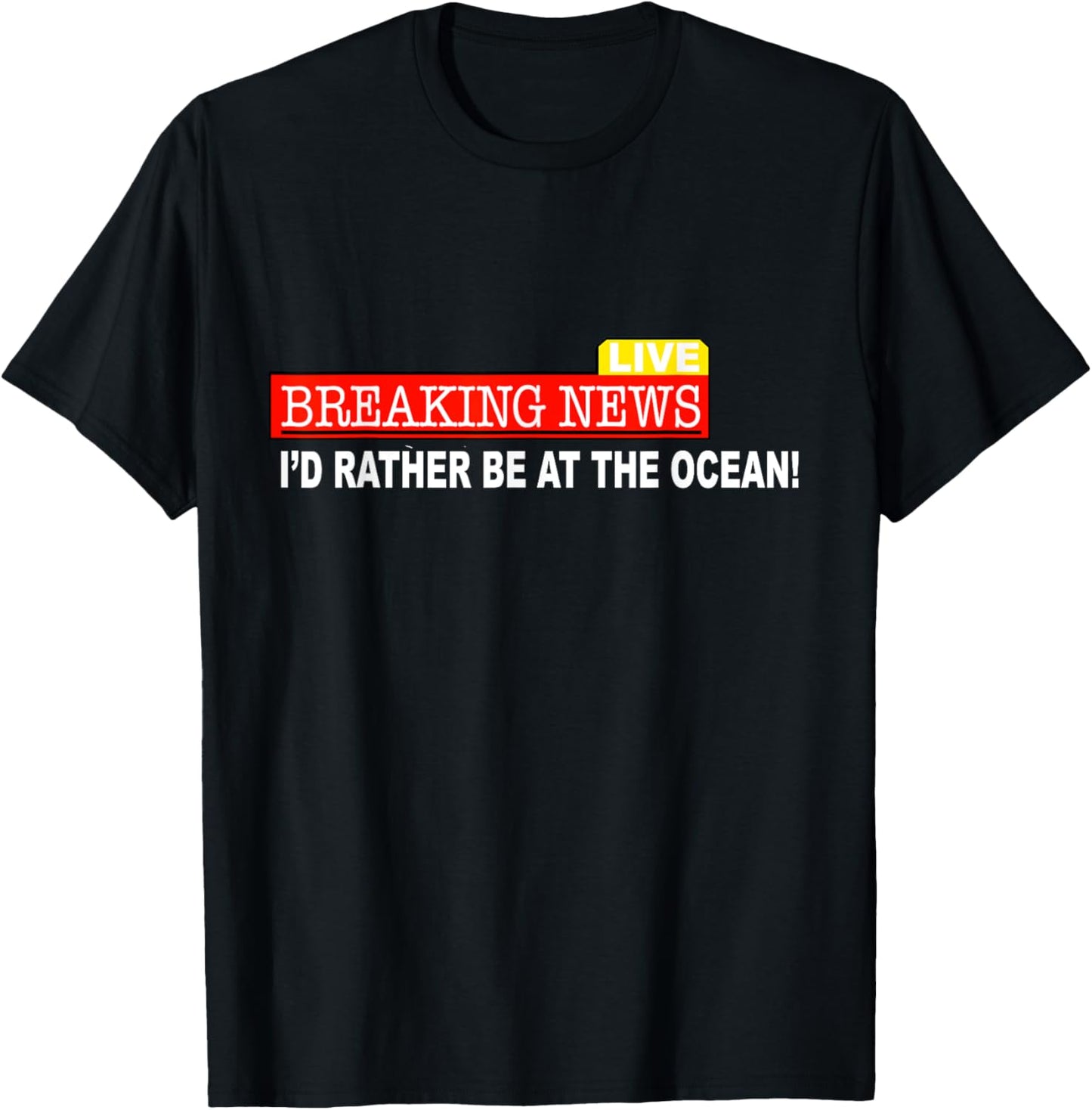I'd Rather Be At The Ocean Salt Water Happy Place Graphic Apparel | Bestseller Style | High CTR Boost