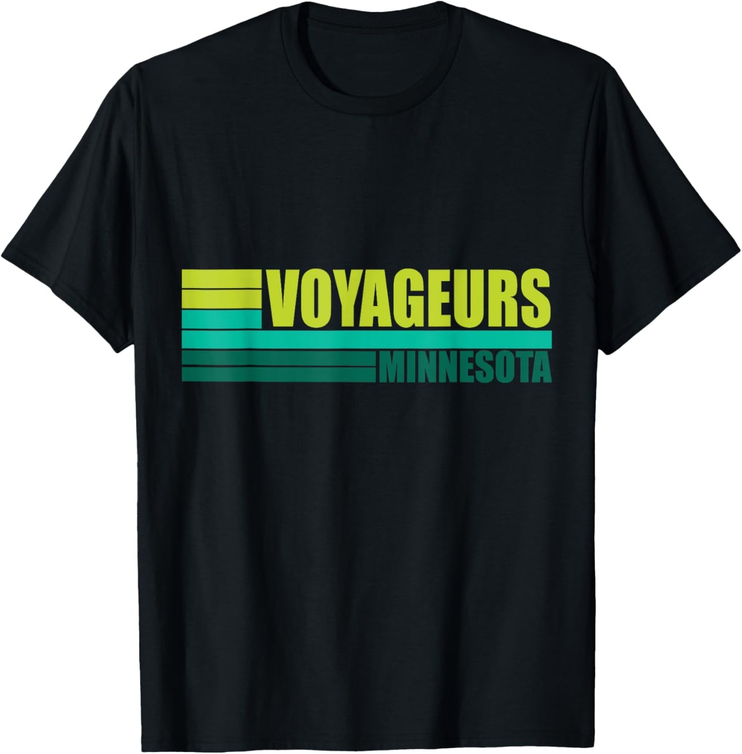 Green Vintage Voyageurs Fun Real Place Area in Minnesota MN Apparel | High Search Volume | Aesthetic Casual Look