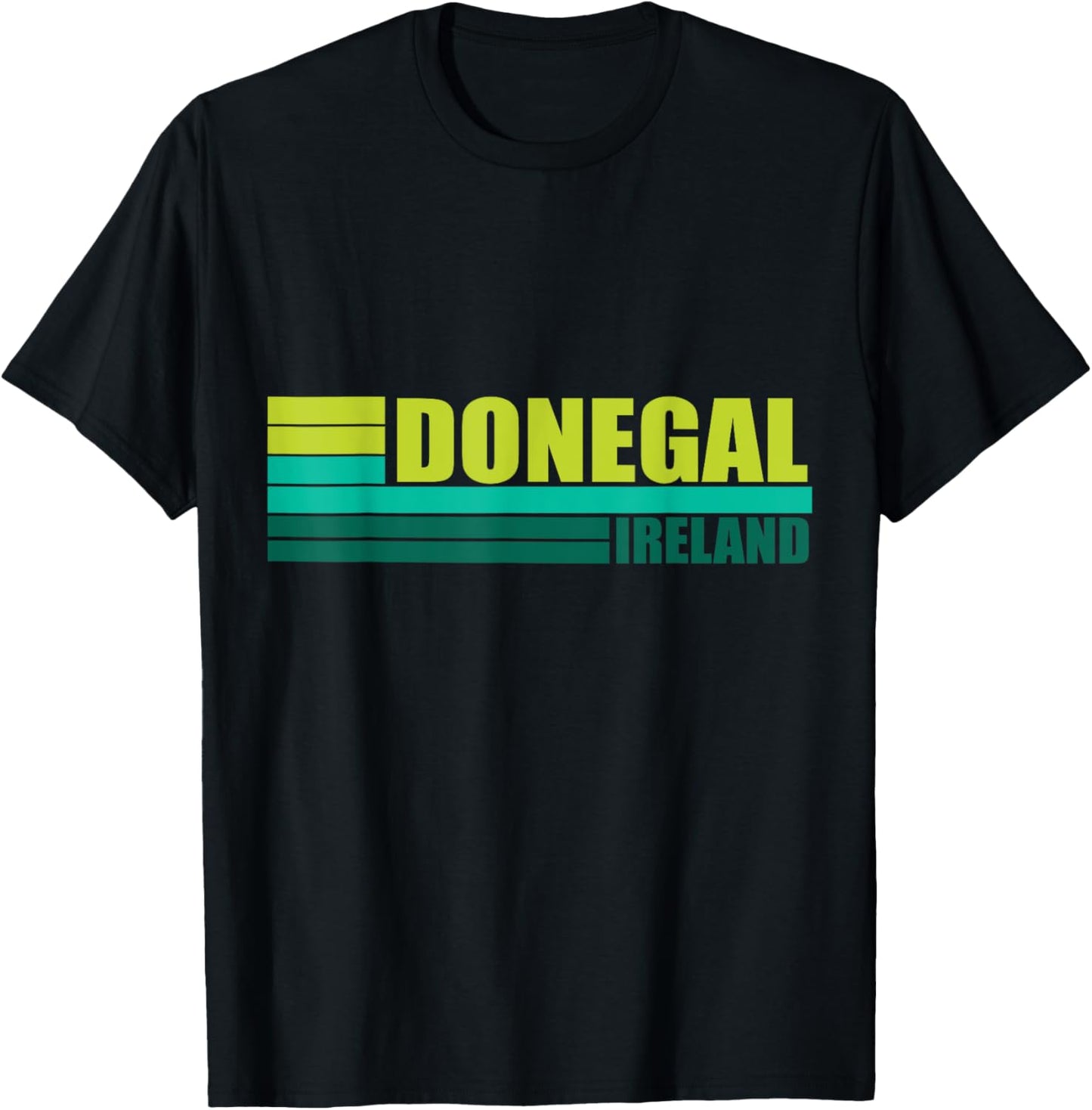 Green Retro Donegal City Coast Tourist Places in Ireland UK Apparel | Google Shopping Optimized | Customer Favorite