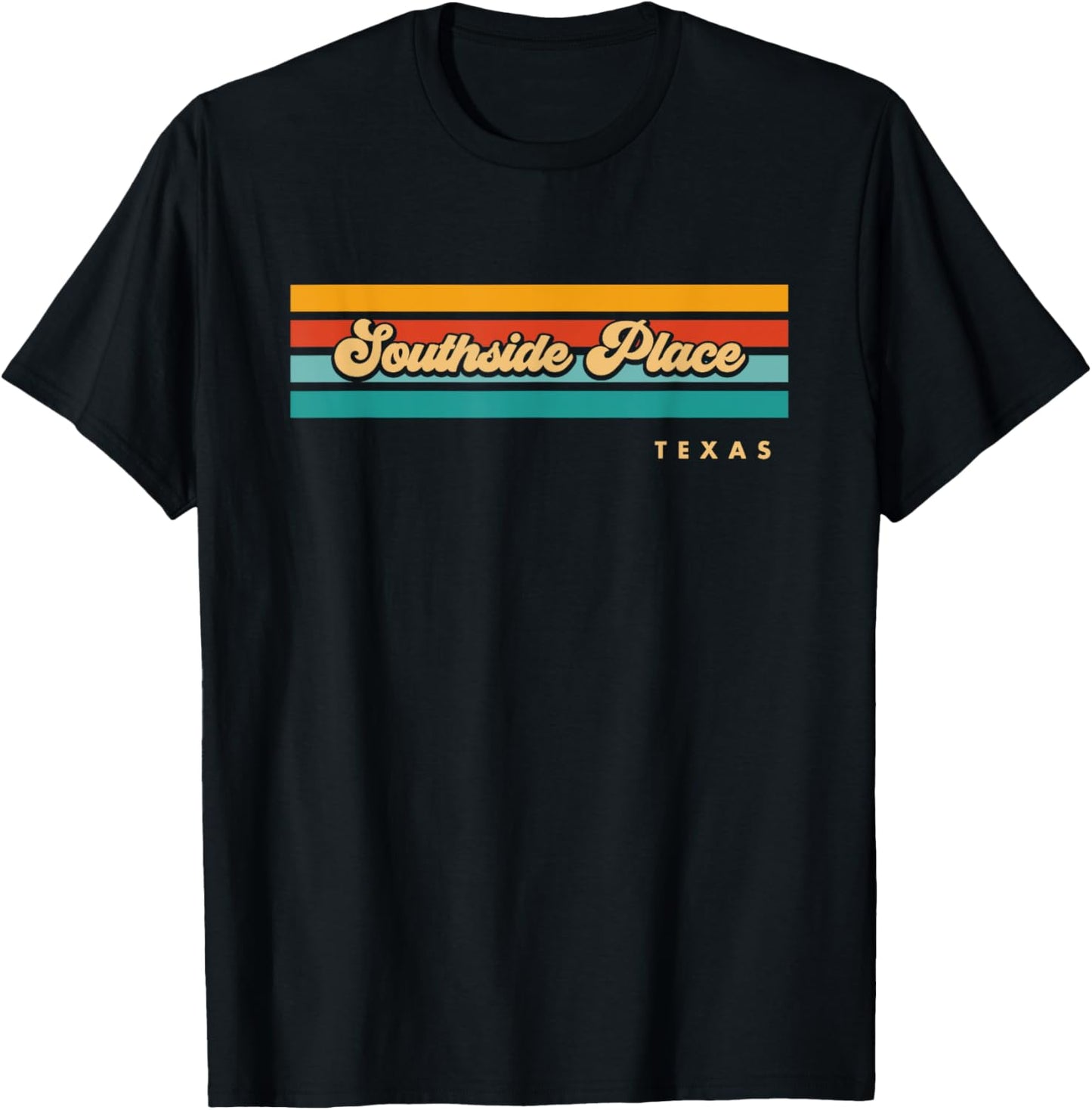 Vintage Sunset Stripes Southside Place, Texas Apparel | US Viral Pick | High CTR Boost