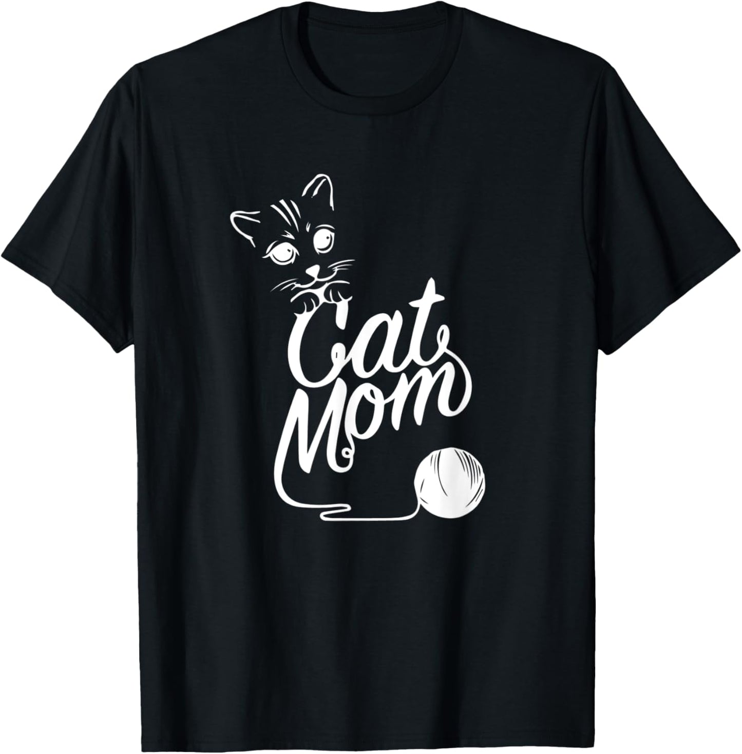 Best Cat Mom Ever Kitty With Ball of Yarn Cat Lover T-Shirt for Men Women T-Shirt | High Search Volume | High CTR Title
