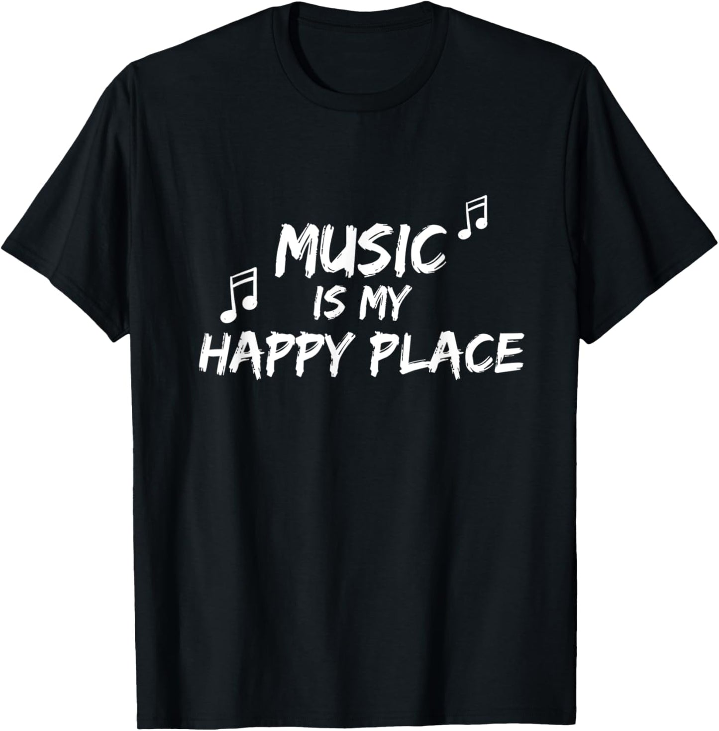 Music Is My Happy Place Inspiring Music Gift Apparel | Top Conversion Title | Daily Wear Essential