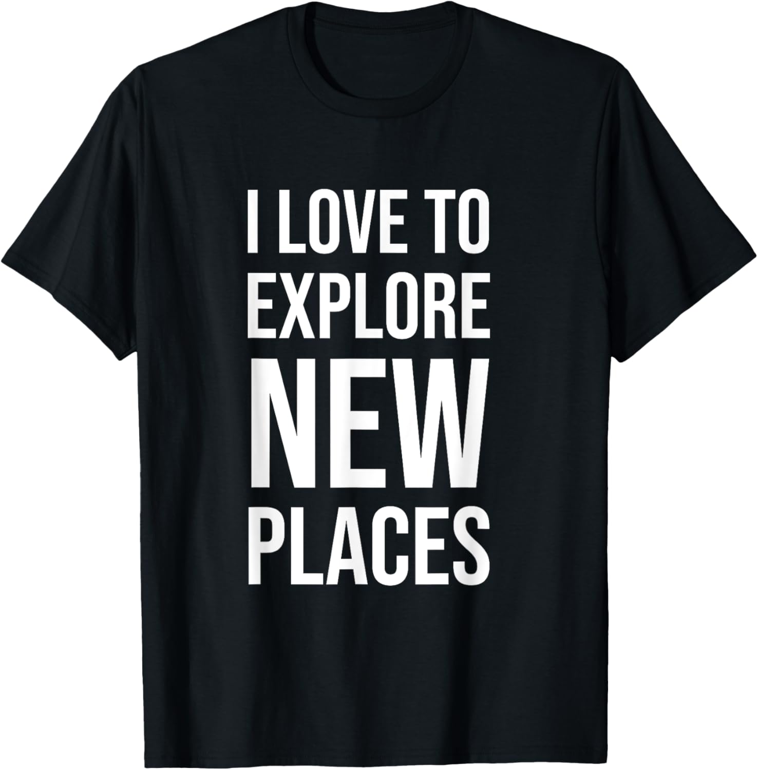 I Love To Explore New Places Adventurer Apparel | Google Shopping Optimized | Aesthetic Casual Look