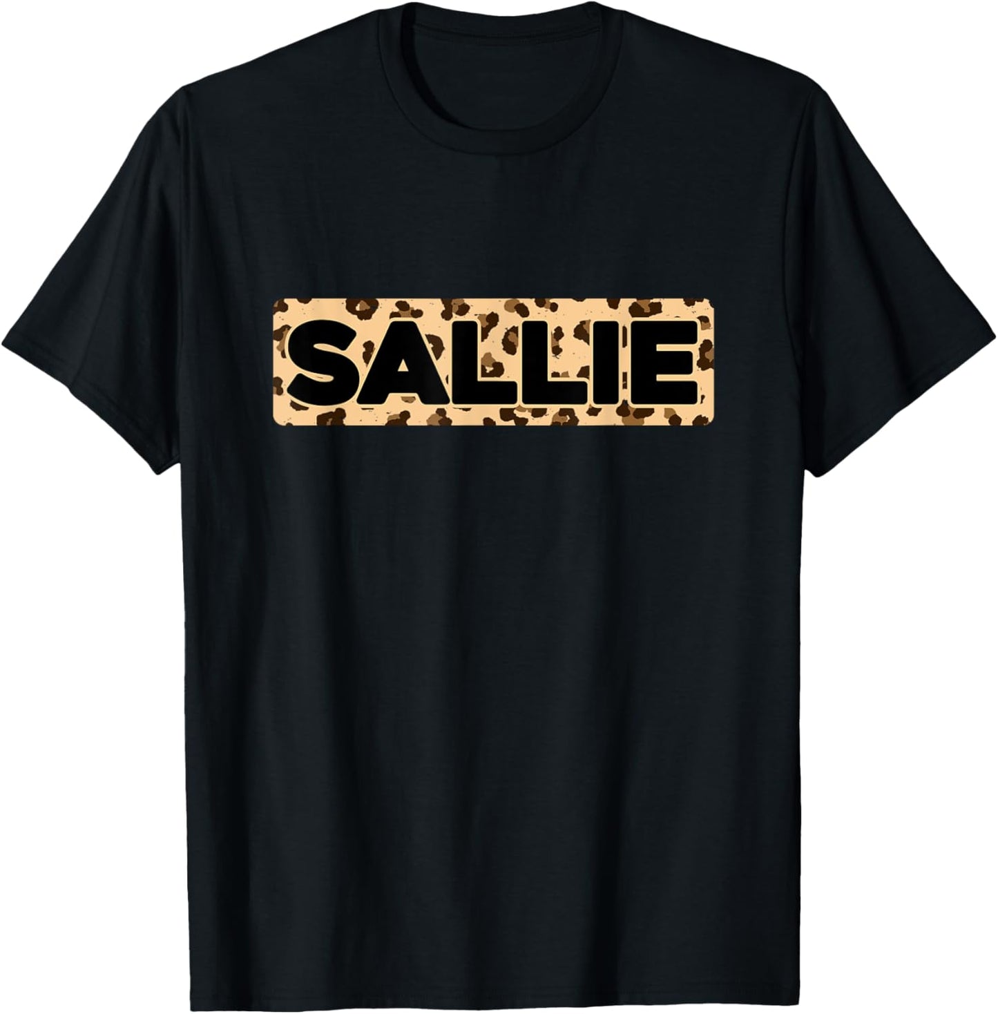 Funny Sallie Leopard Print Personalized Name Sallie Apparel Trending US US Top Pick