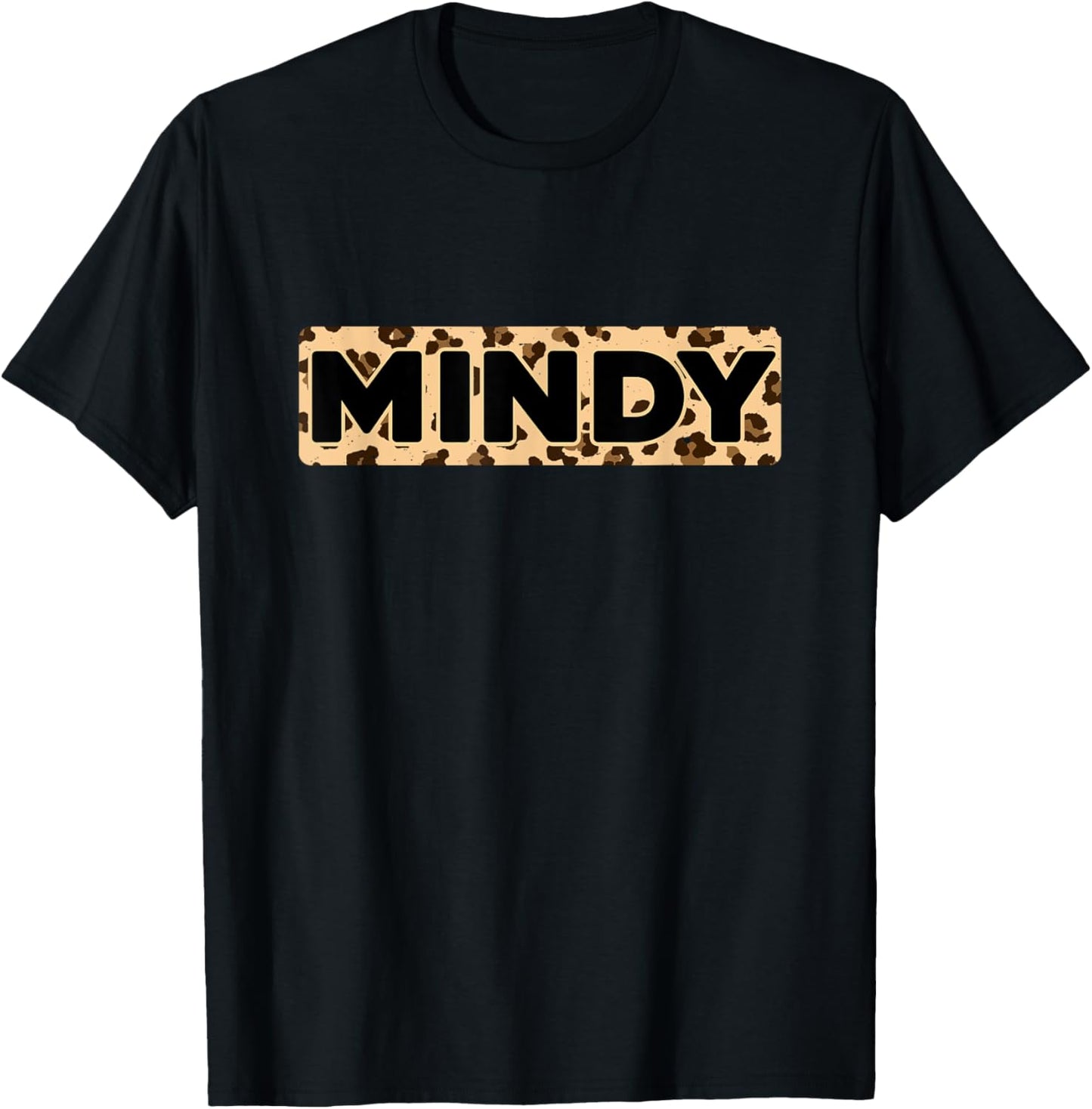 Funny Mindy Leopard Print Personalized Name Mindy Apparel Trending US Hot Right Now