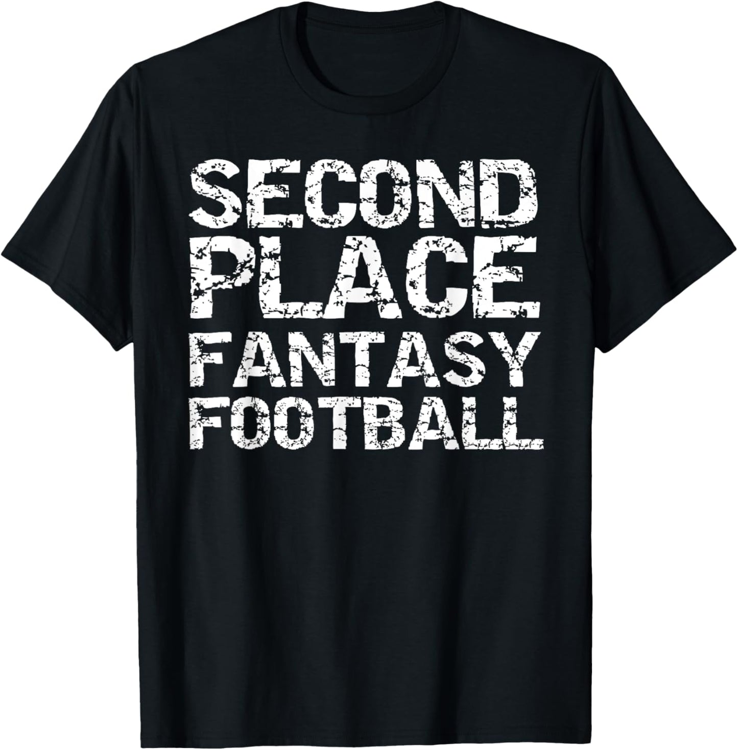 Second Place Fantasy Football Shirt Distressed 2nd Trophy T-Shirt | Premium Quality | High CTR Boost