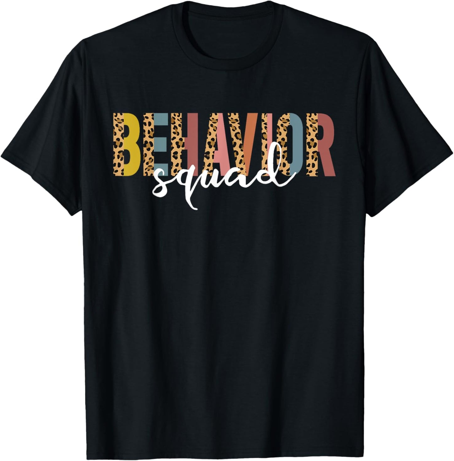 Behavior Squad Cheetah Women s School Behavior Specialist Apparel Trending US Best Seller Look