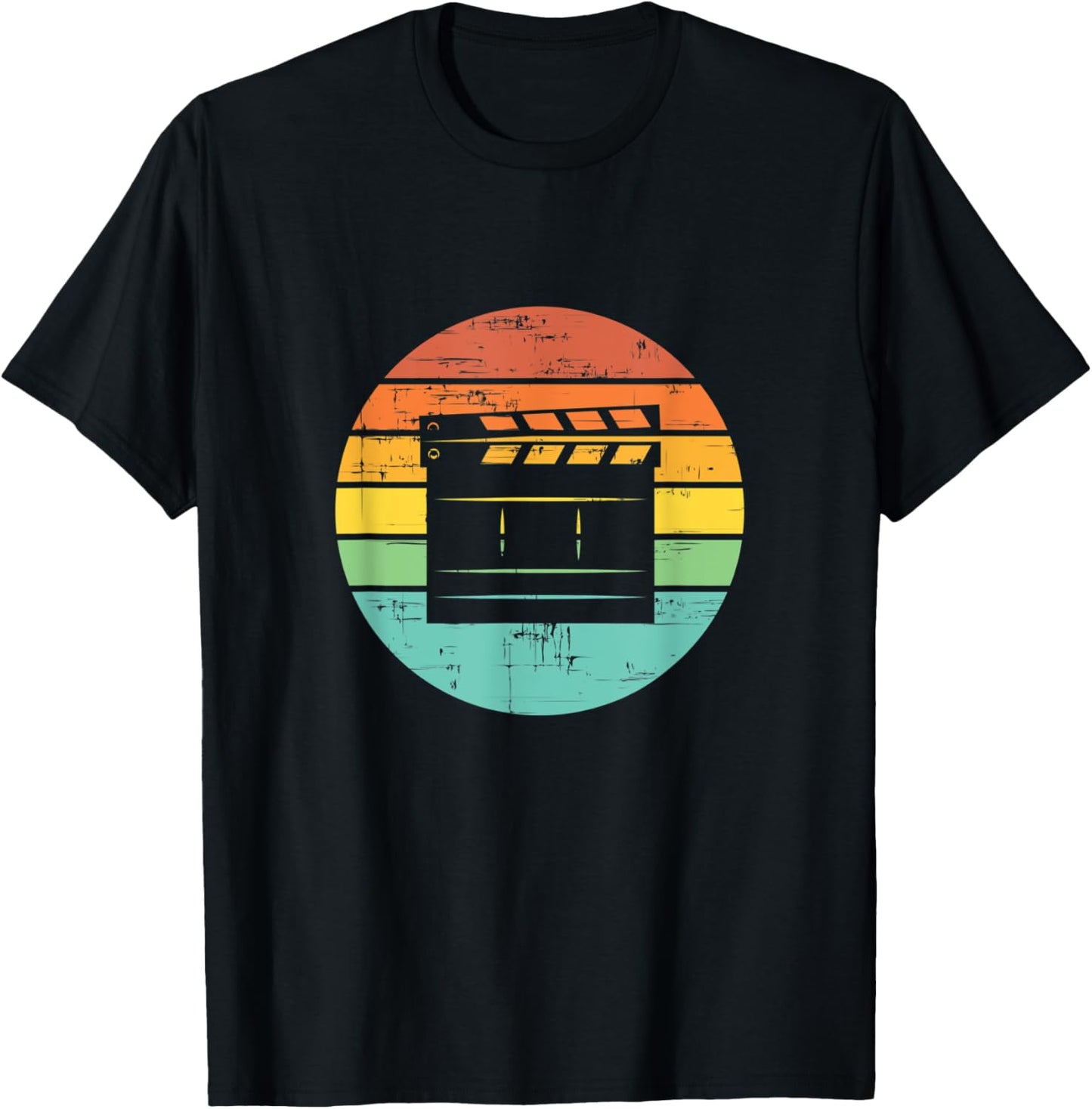 Clapperboard Silhouette Vintage Retro Filmmaker Apparel | US Viral Style | Must-Have Style