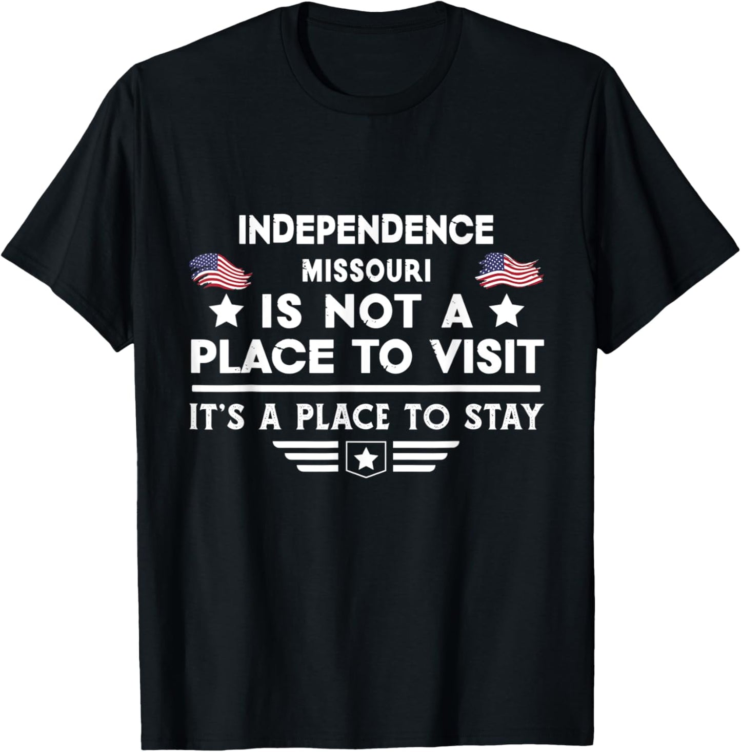 Independence Missouri Place to stay USA Town Home City Apparel | Google Shopping Optimized | High CTR Boost