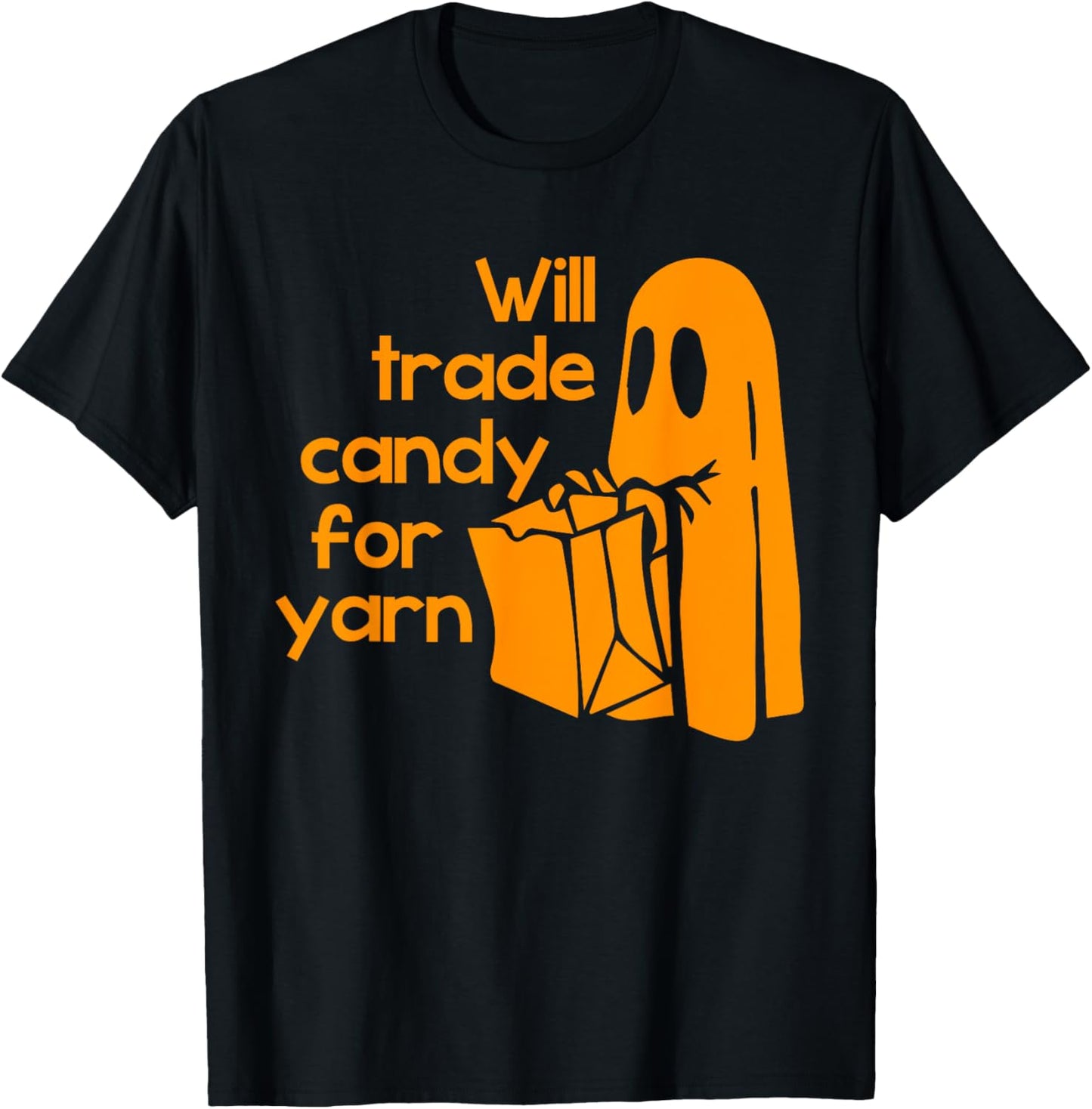 Will Trade Candy For Yarn Funny Halloween Yarn Supply | Top Rated | Perfect for Crafters
