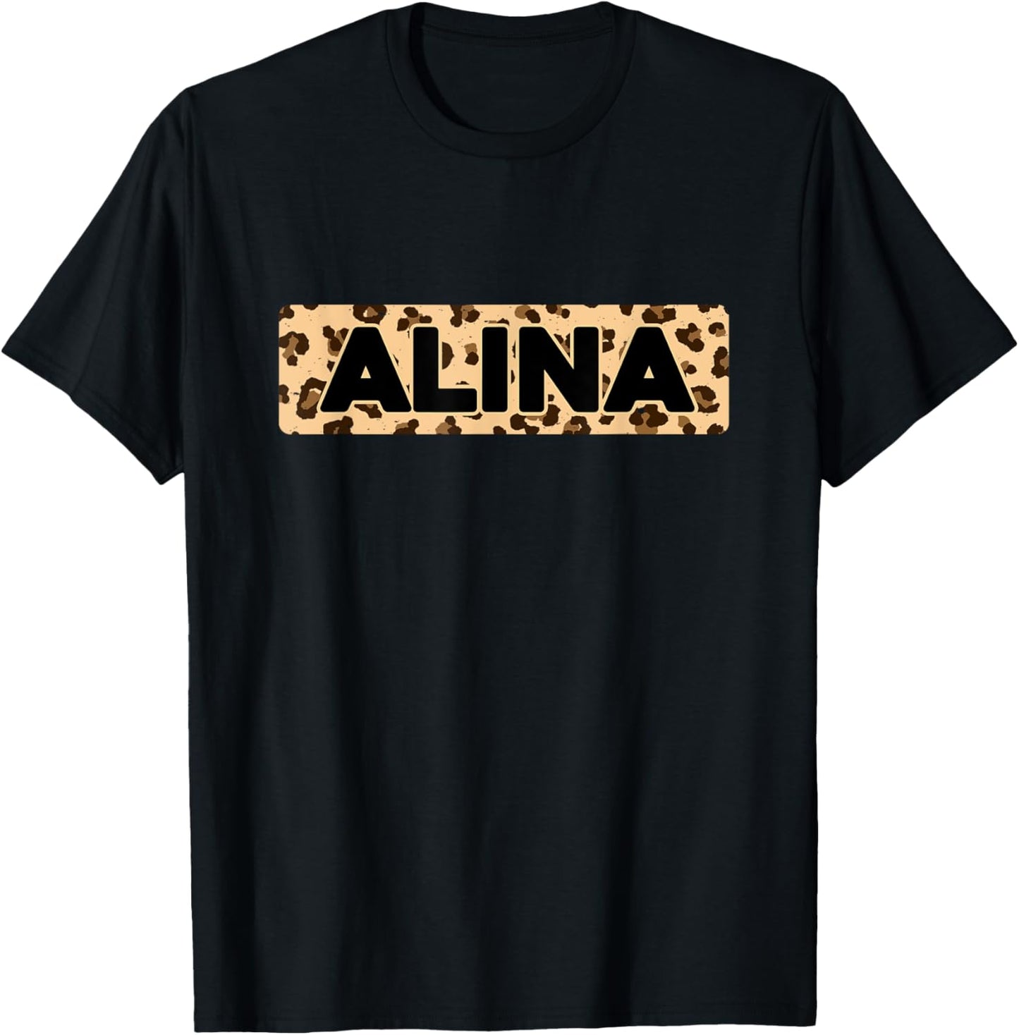 Funny Alina Leopard Print Personalized Name Alina Apparel Comfort Fit Best Seller Look