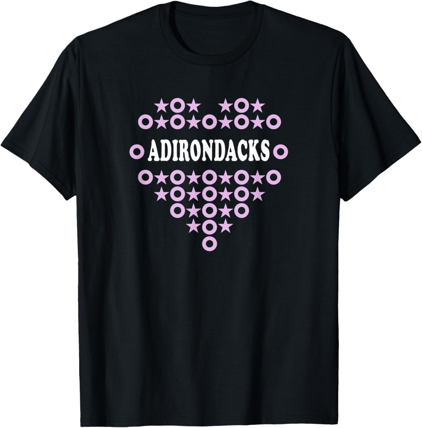 Adirondacks Pink Heart A Great Place Apparel | Google Shopping Optimized | Perfect Gift Choice