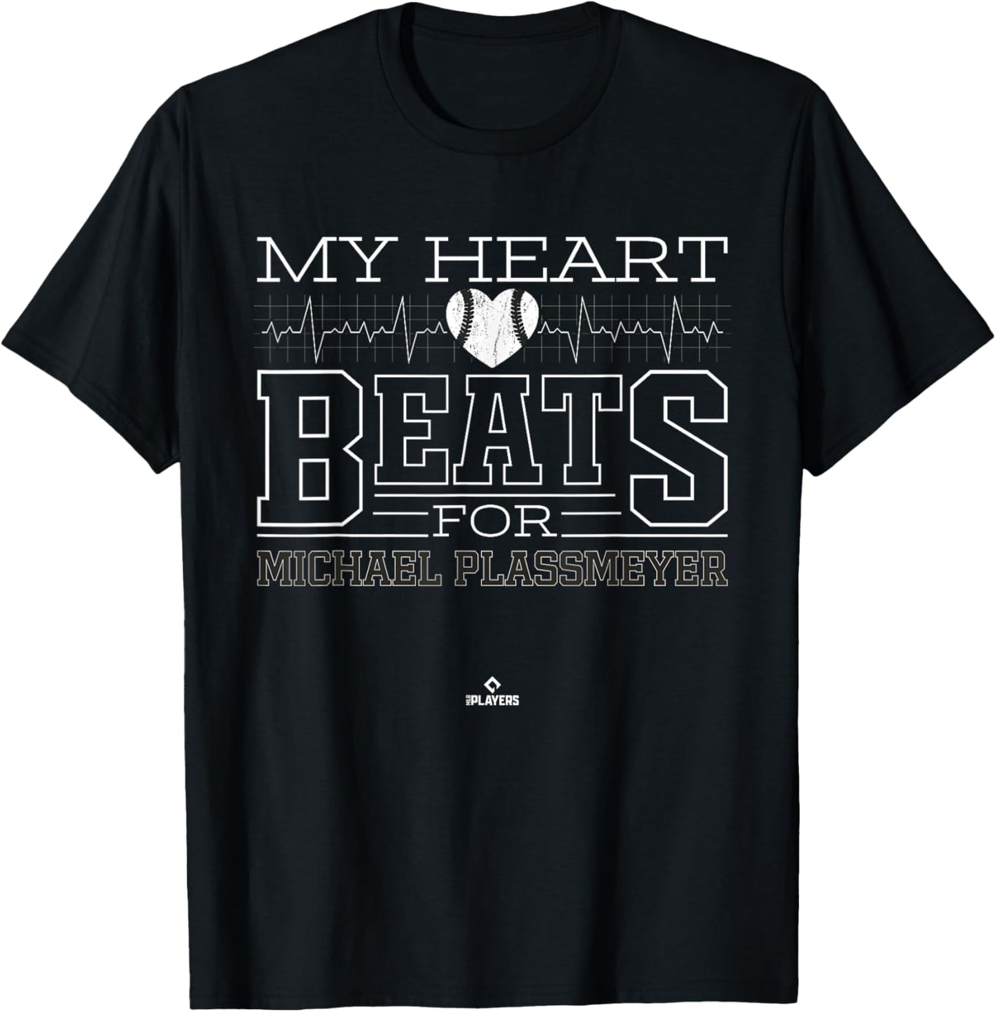 My Heart Beats for Michael Plassmeyer Prospect Baseball Fan Apparel | Viral Streetwear Style