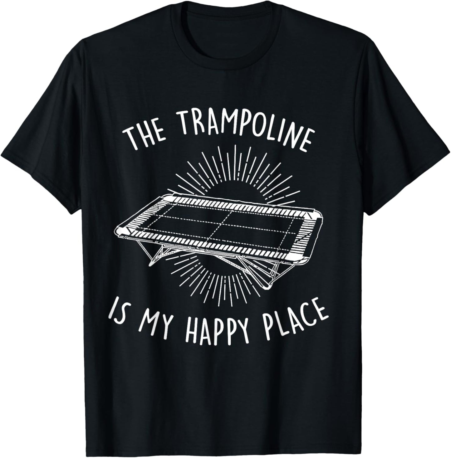 The Trampoline Is My Happy Place Kids Trampoline Apparel | Top Conversion Title | Aesthetic Casual Look
