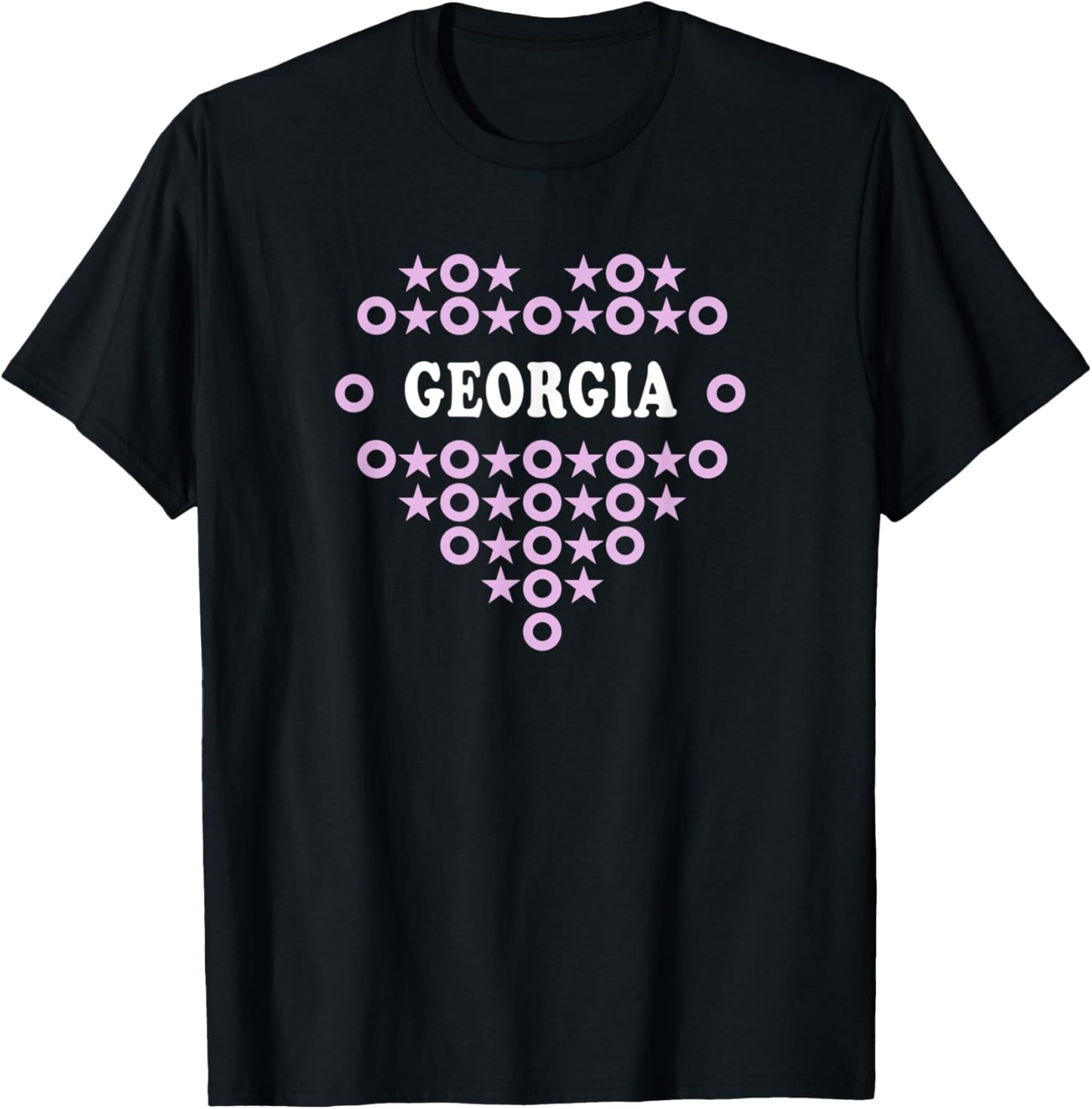 Georgia Pink Heart A Great Place Apparel | Bestseller Style | Daily Wear Essential