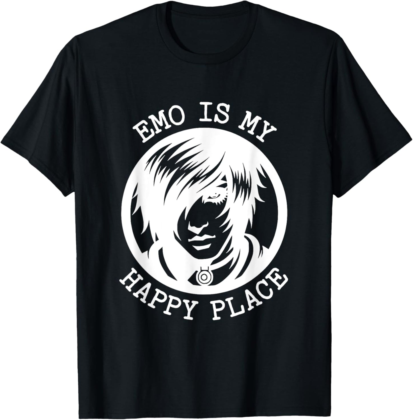Emo is My Happy Place Graphic Apparel | Google Shopping Optimized | Daily Wear Essential