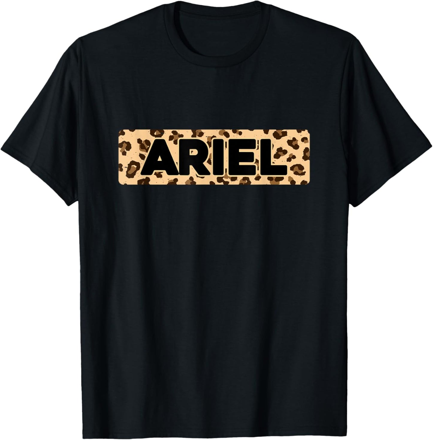 Funny Ariel Leopard Print Personalized Name Ariel Apparel Viral TikTok Find Everyday Wear