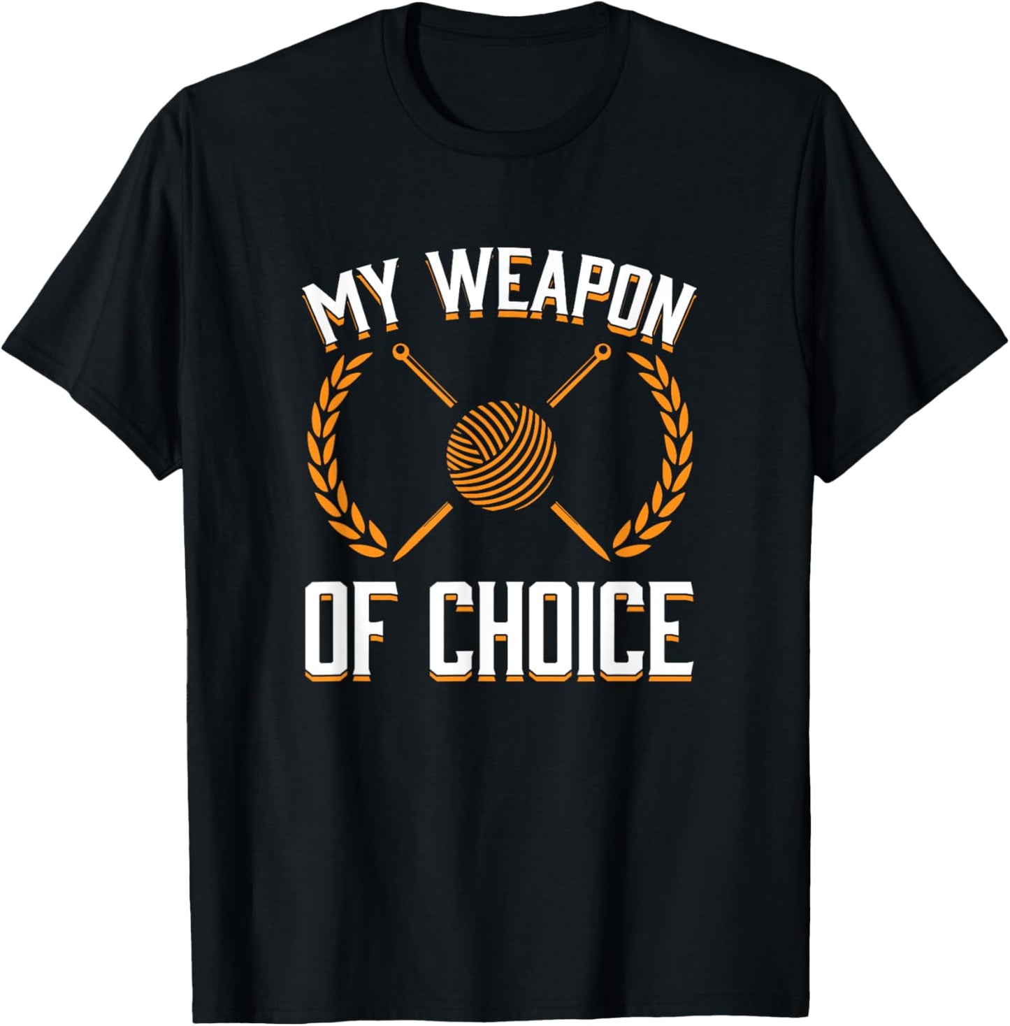 Knitting My Weapon of Choice Needles Yarn Yarn Supply | Top Rated | Best Seller Choice