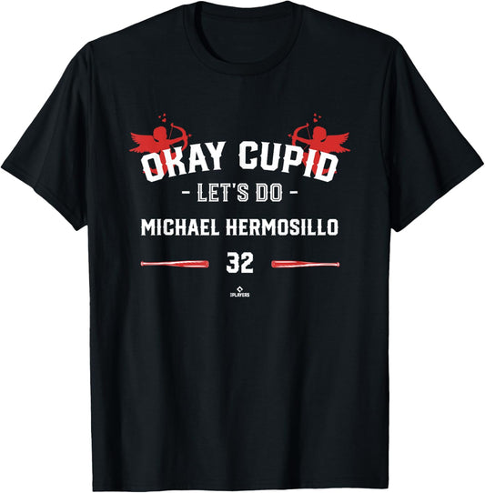 Cupid Let's Do Michael Hermosillo Funny Valentines Baseball Apparel | Perfect Gift Idea