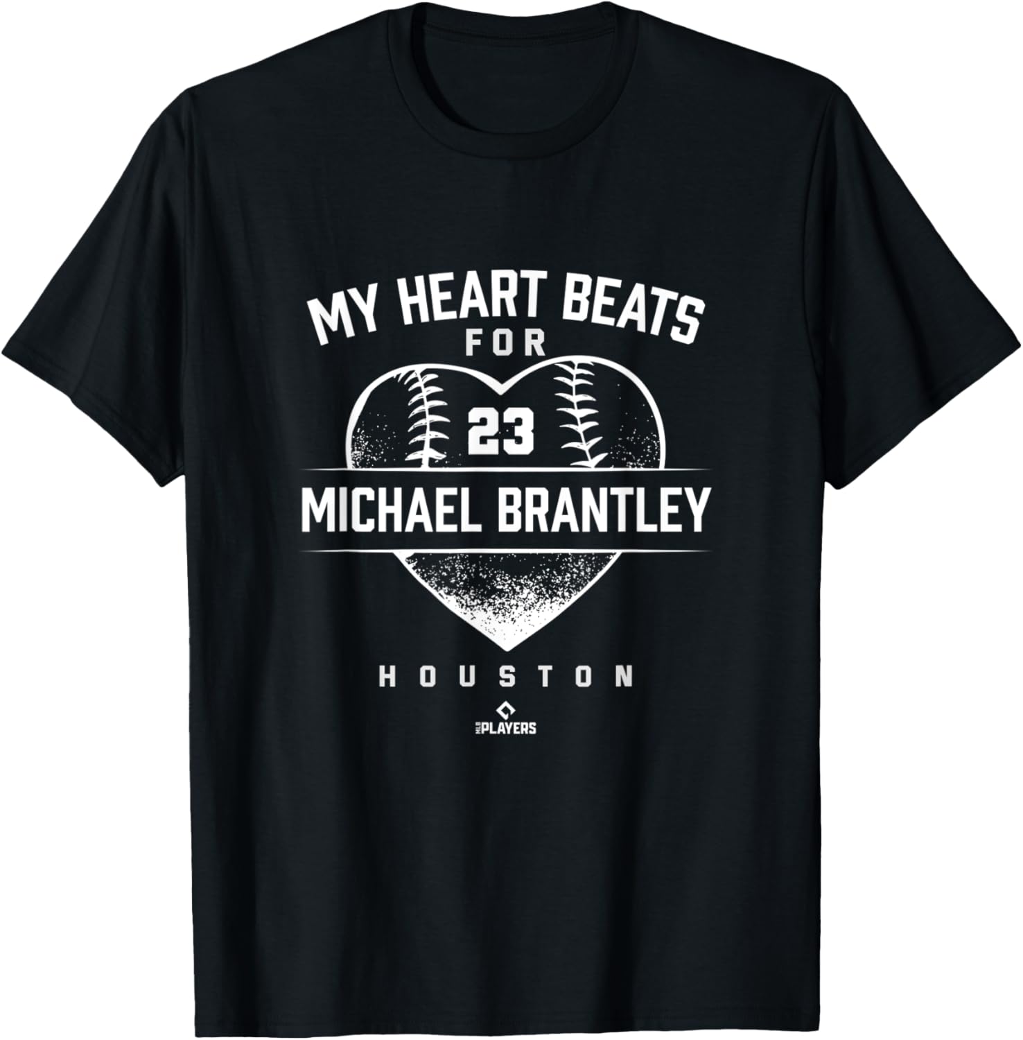My Heart Beats for Michael Brantley Houston MLBPA Apparel | Everyday Casual Wear