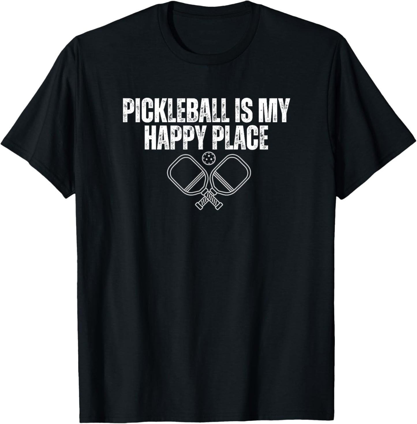 Pickleball Is My Happy Place - Pickleball Soft Serve Apparel | US Viral Pick | Daily Wear Essential