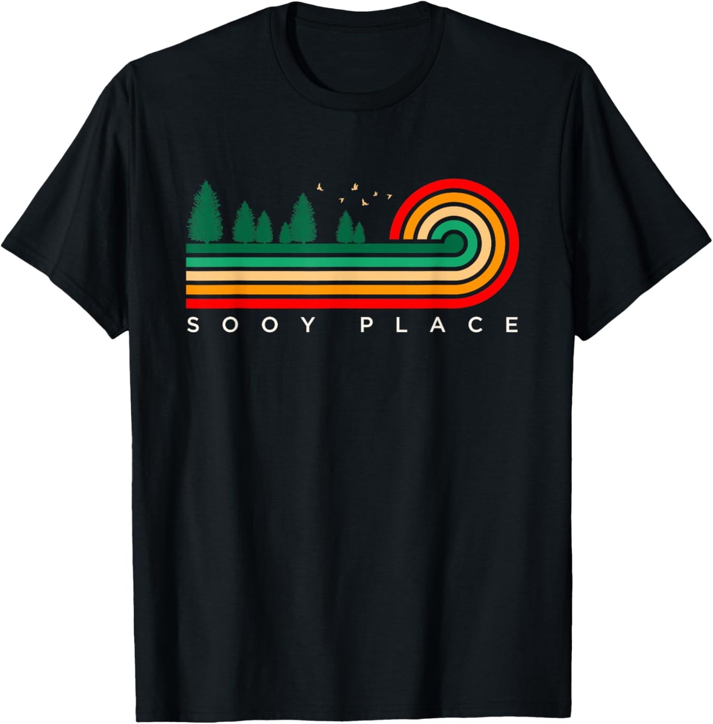 Evergreen Vintage Stripes Sooy Place, New Jersey Apparel | High Search Volume | Top Rated Comfort