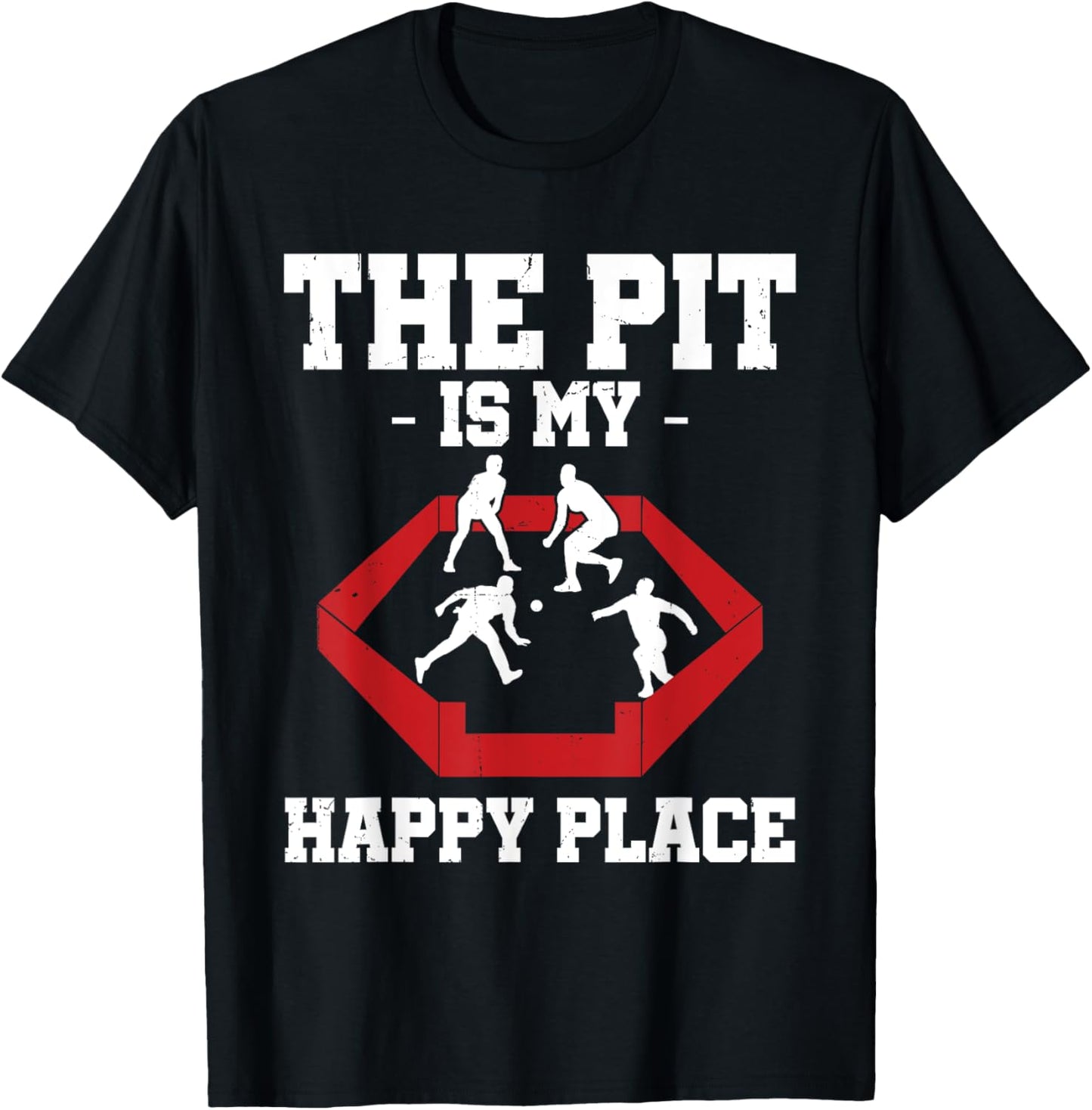 Gaga Ball Enthusiast Cool Funny The Pit Is My Happy Place Apparel | Trending 2025 | Aesthetic Casual Look