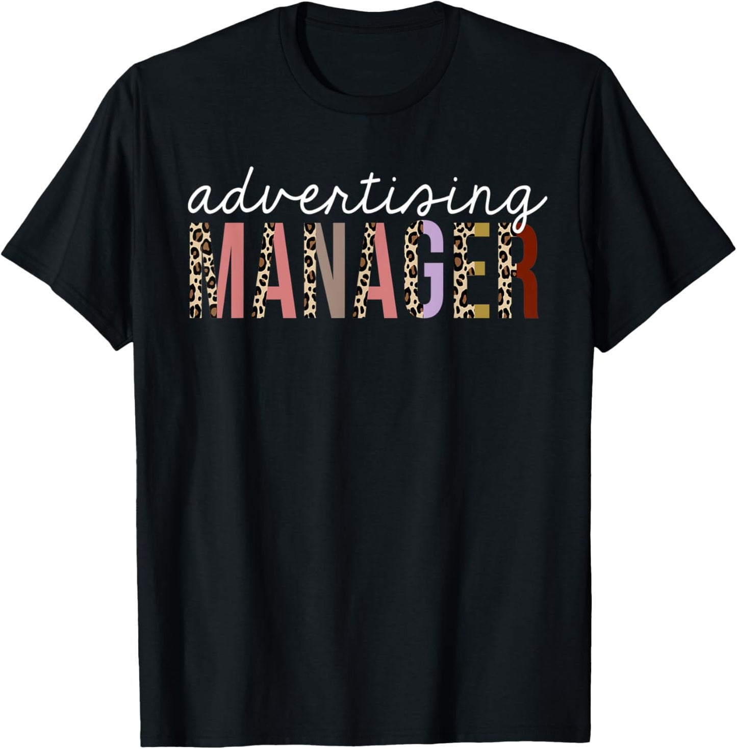 Advertising Manager Leopard Print Funny Appreciation Apparel Streetwear Style Fan Favorite