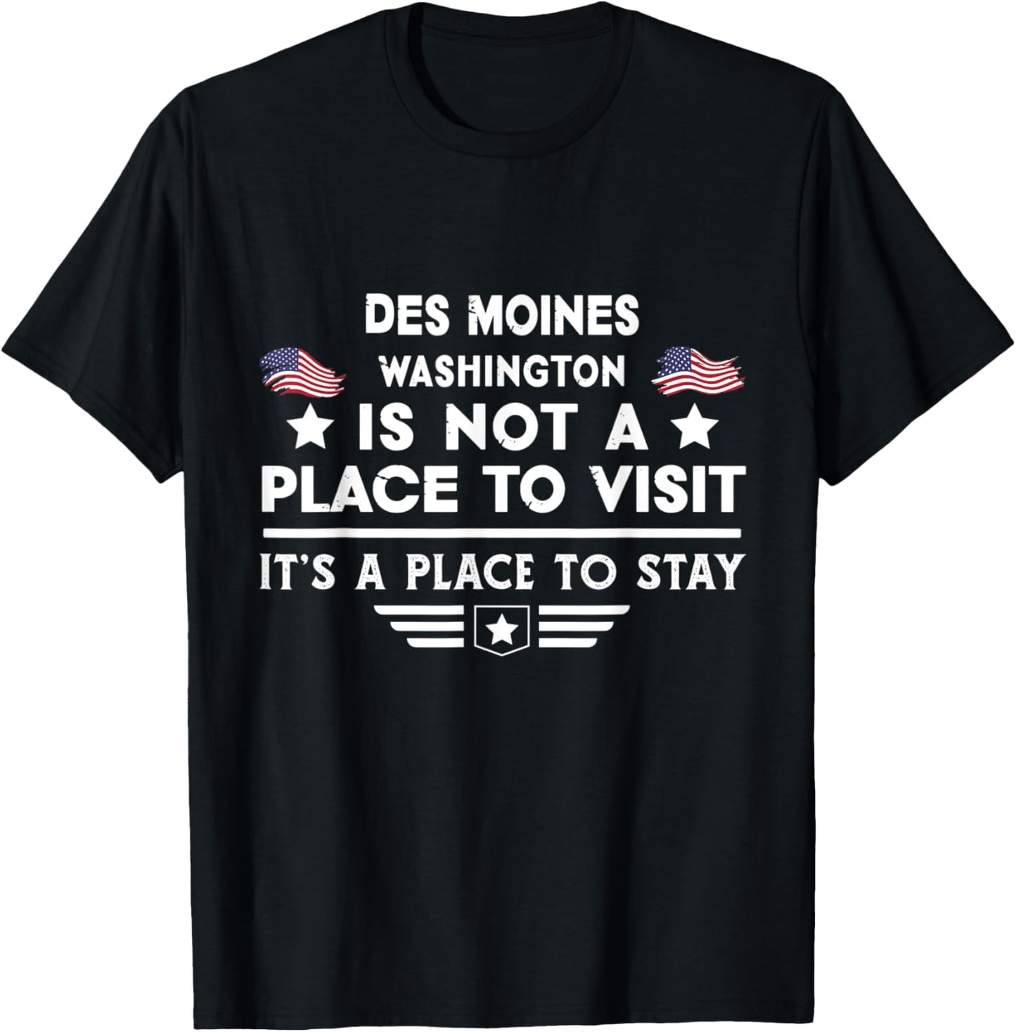 Des Moines Washington Place to stay USA Town Home City Apparel | Trending 2025 | High CTR Boost