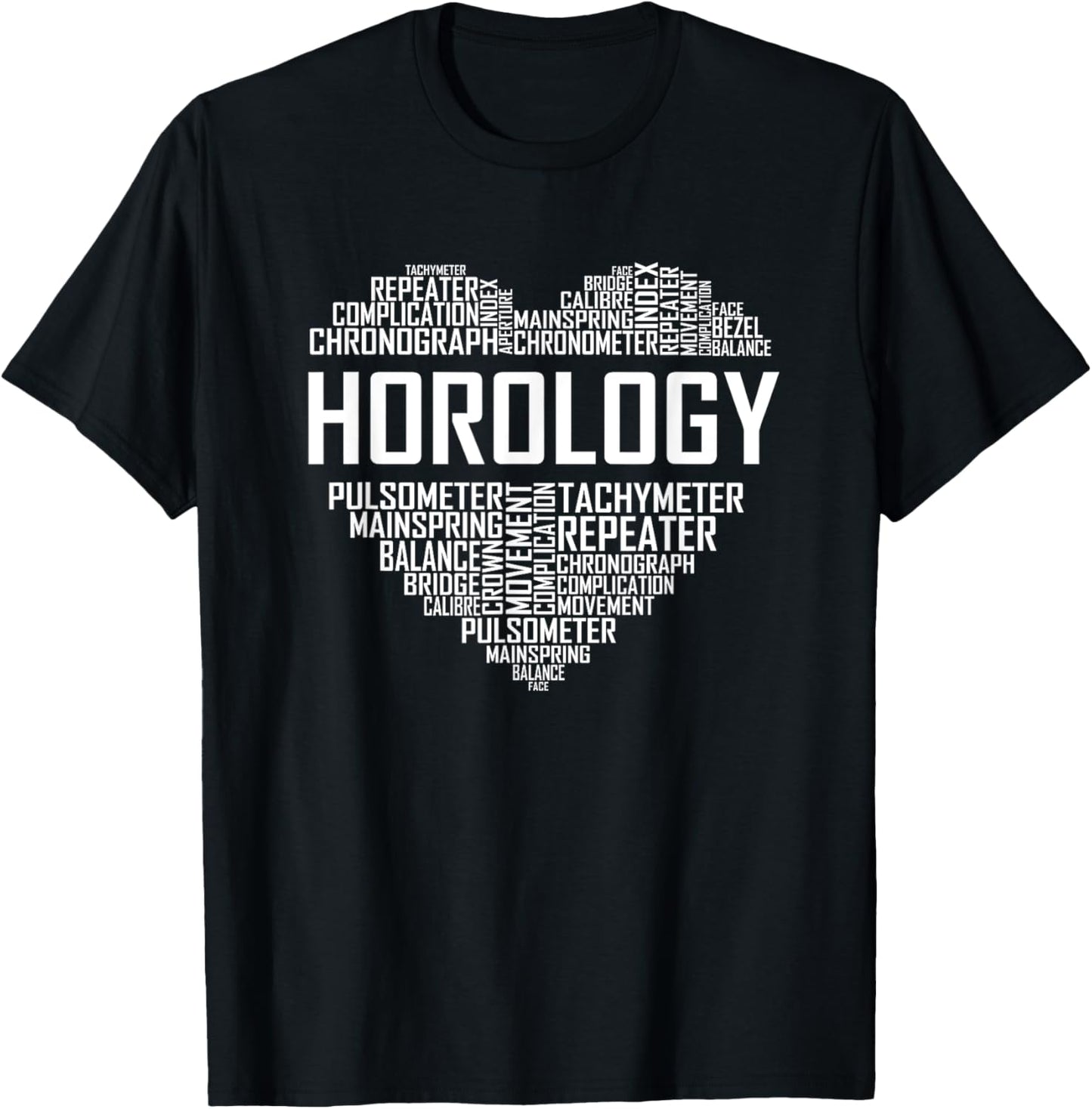 Horology Heart Horologist Watchmaker Expert Clock Maker Apparel | US Viral Style | Comfort Daily Wear