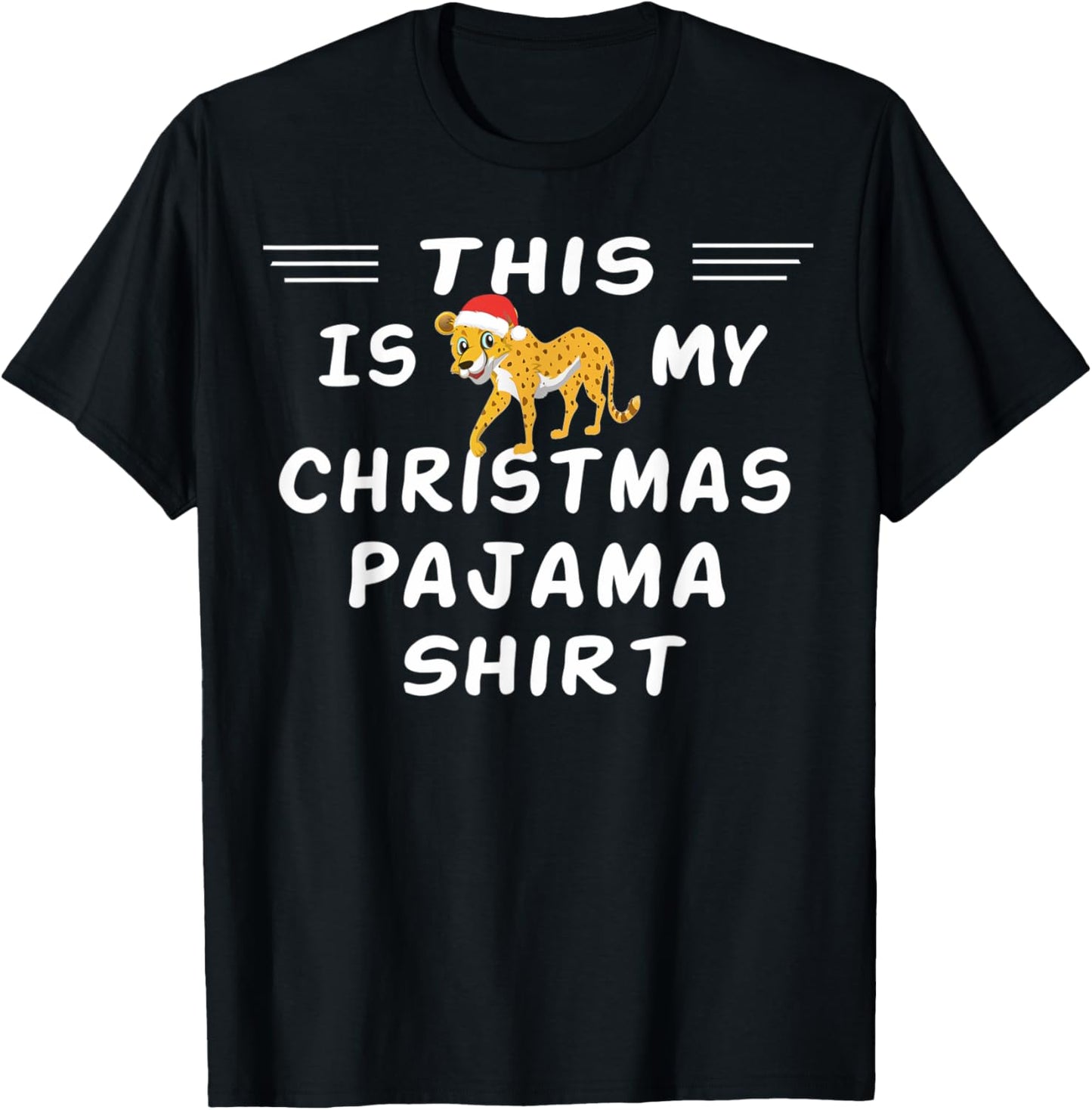 This Is My Christmas Pajama shirt cheetah Caring Xmas T Shirt Viral TikTok Find Best Seller Look