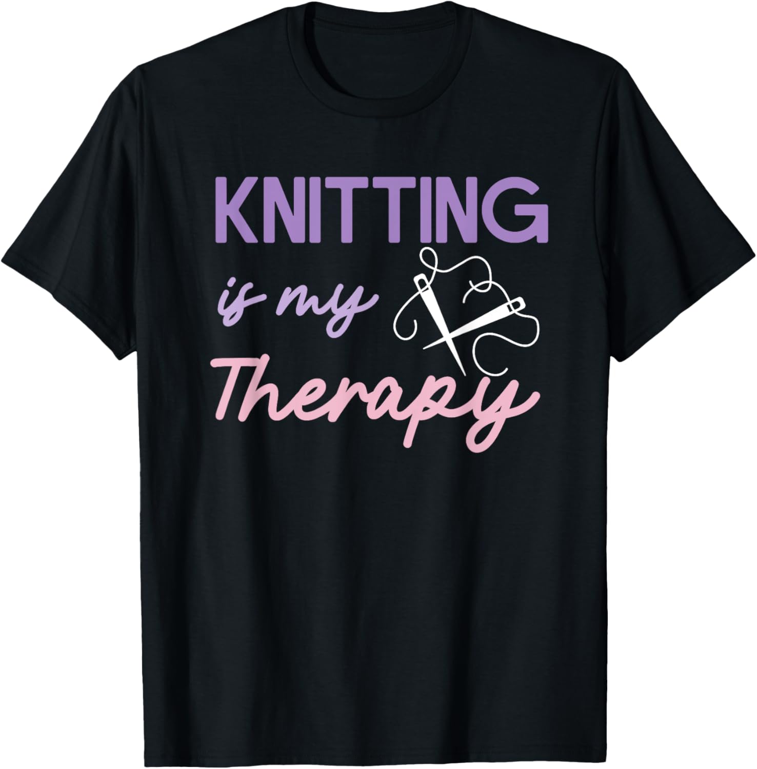 Knitting Is My Therapy Yarn Knit Knitter Yarn Supply | Viral US Pick | Customer Favorite
