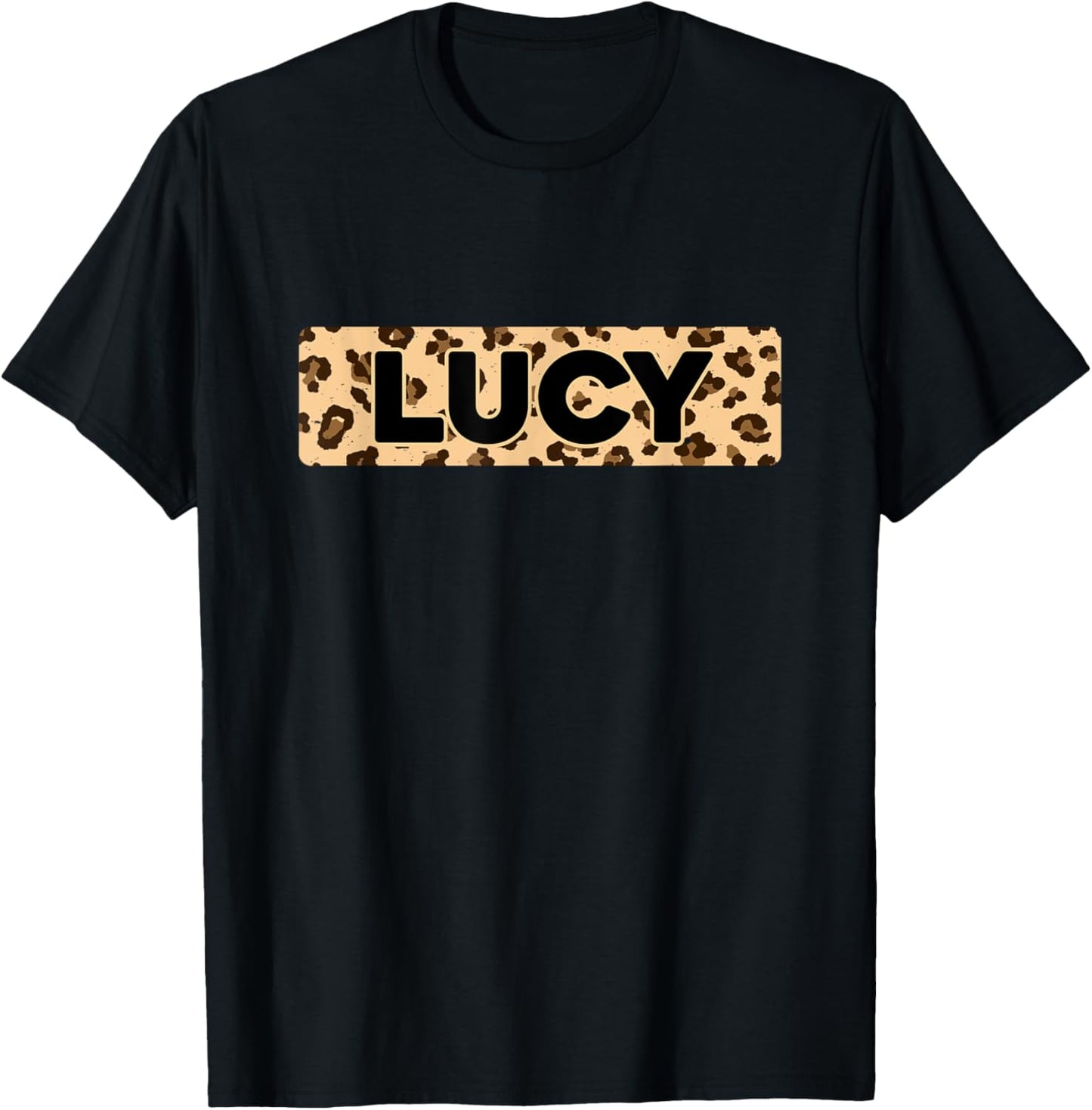 Funny Lucy Leopard Print Personalized Name Lucy Apparel Trending US Hot Right Now