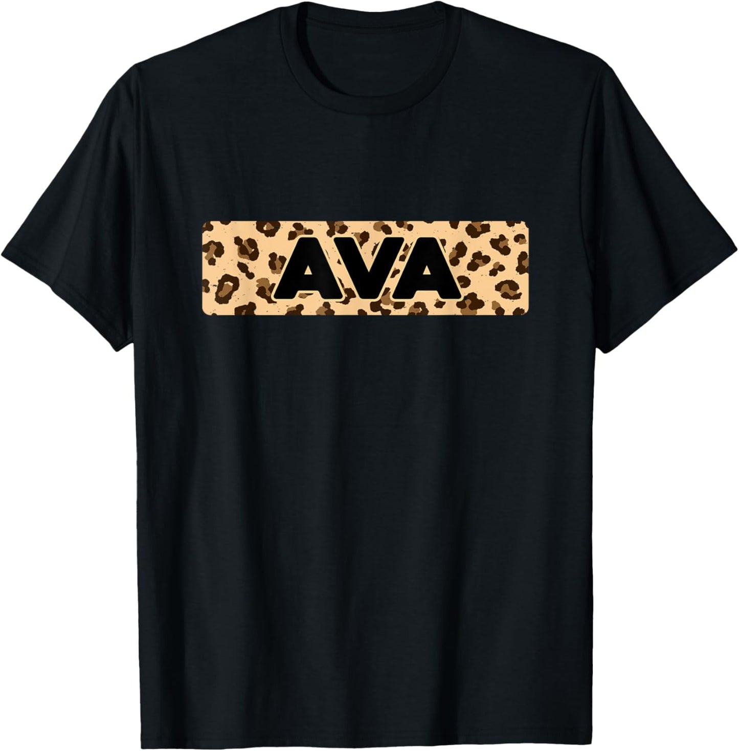 Funny Ava Leopard Print Personalized Name Ava Apparel Trending US Gift Ready